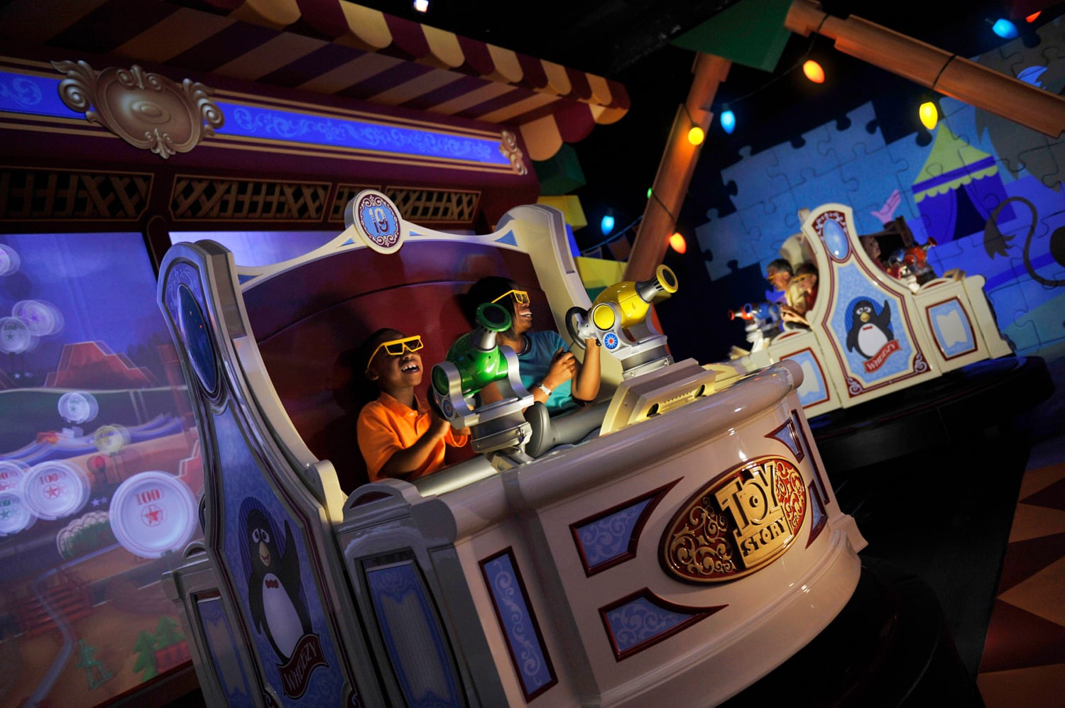 Toy Story Midway Mania at Disney's Hollywood Studios with Preschoolers