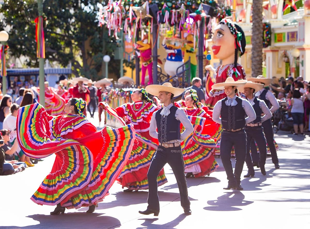 Disney ¡Viva Navidad! street party at Disney California Adventure on New Year's Eve