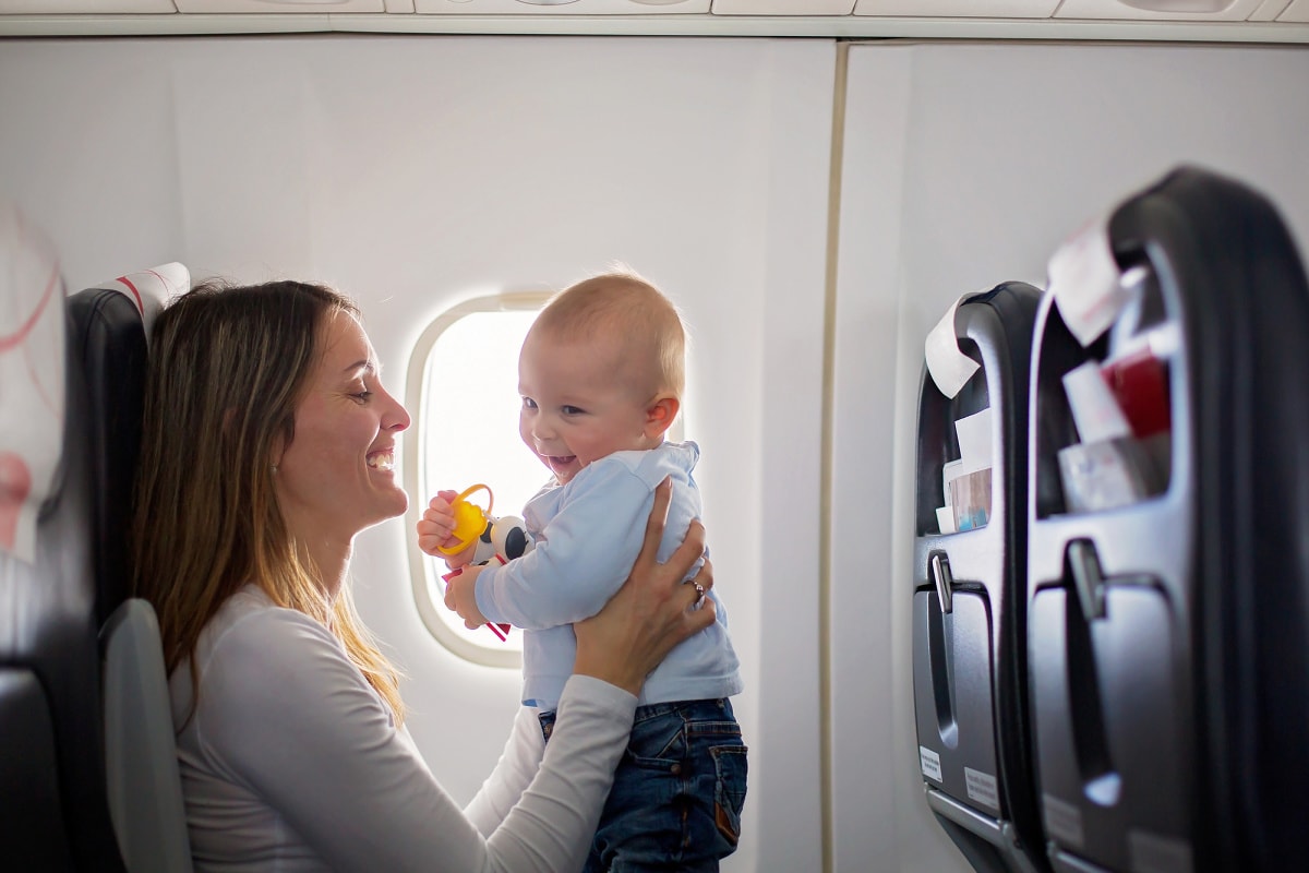 Plan to play, play, play with your baby on the plane