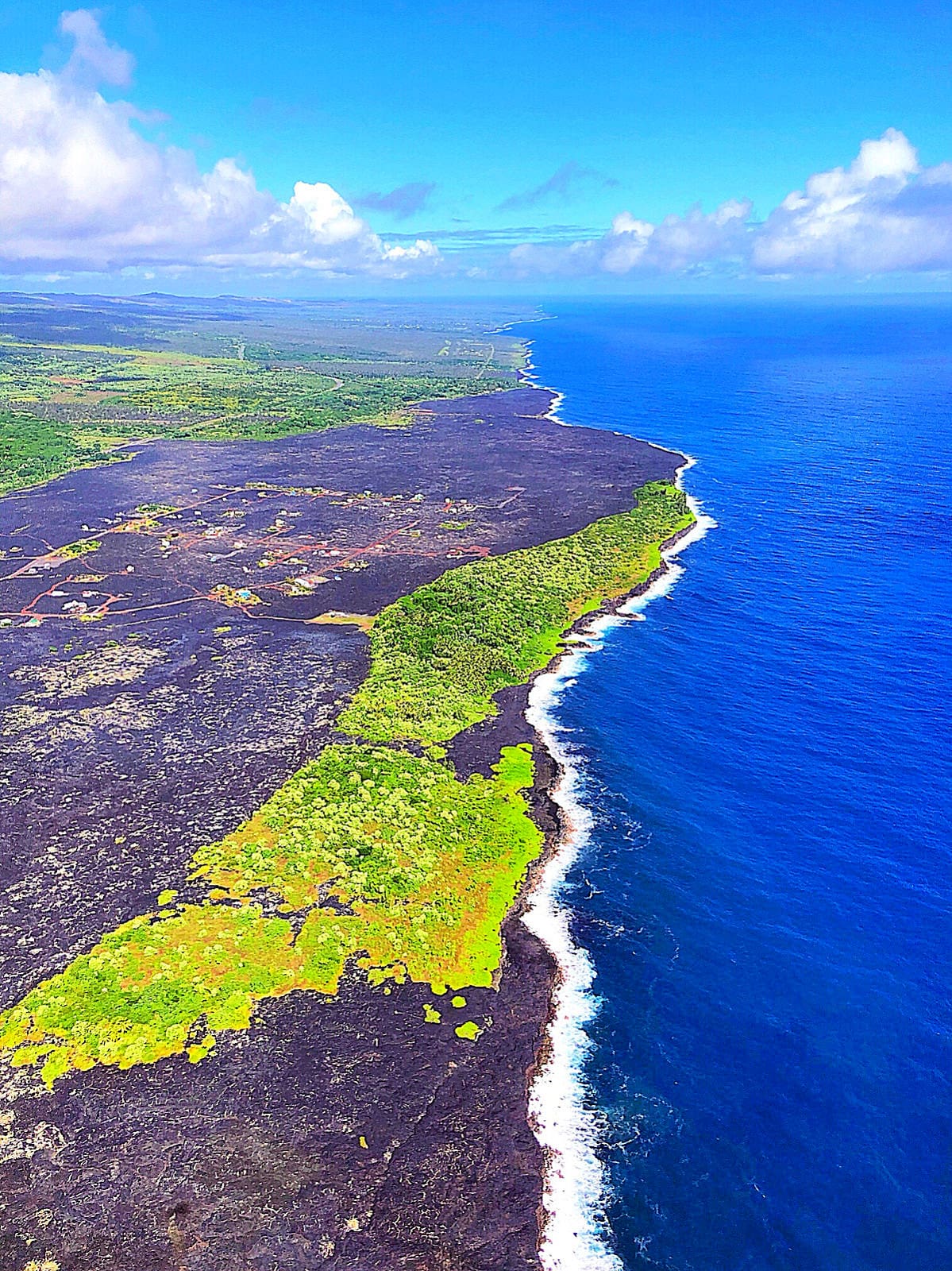 The surviving houses here are second generation in Zone 1 on Hawaii near Volcanoes National Park 