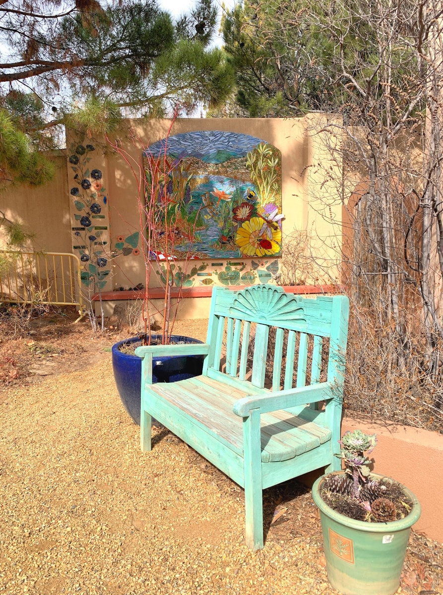 The ABQ BioPark Botanic Garden is a peaceful place to wander in Albuquerque with kids