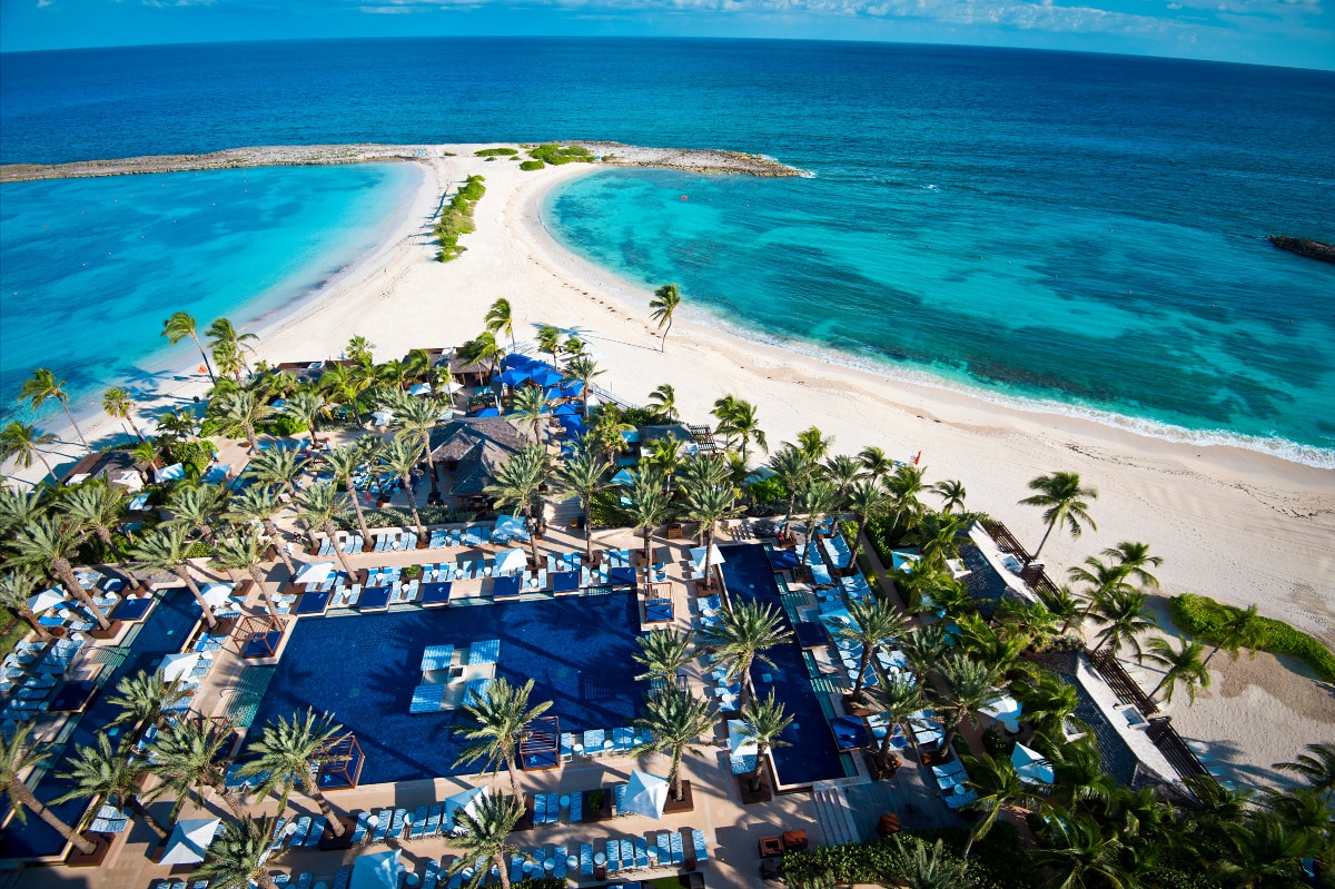 The Cove is home to the only adults-only pool at Atlantis Bahamas