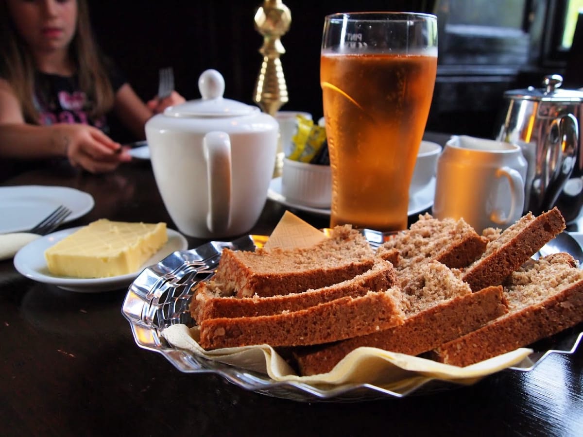 Dining at Kinnity Castle Hotel in Co. Offaly, Ireland with kids