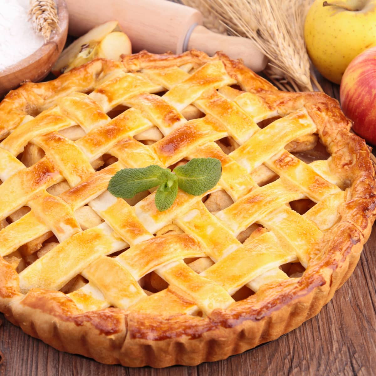 Where was apple pie invented?