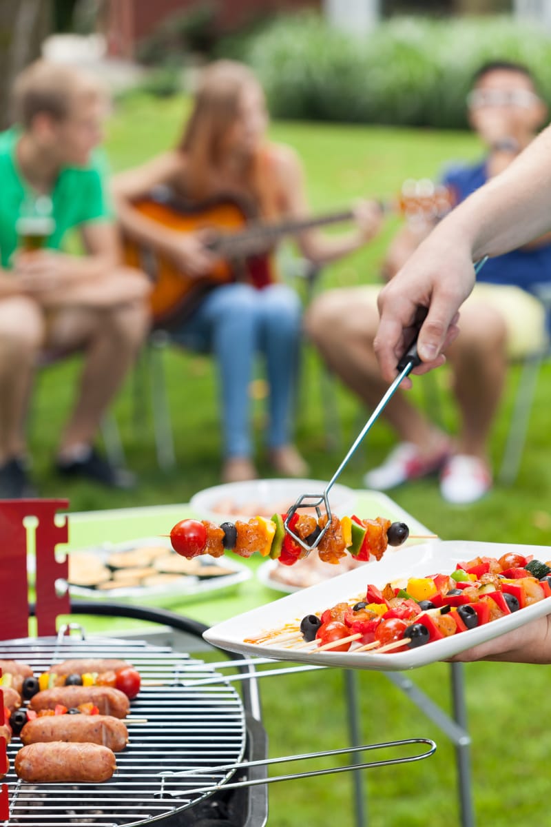 backyard BBQ party