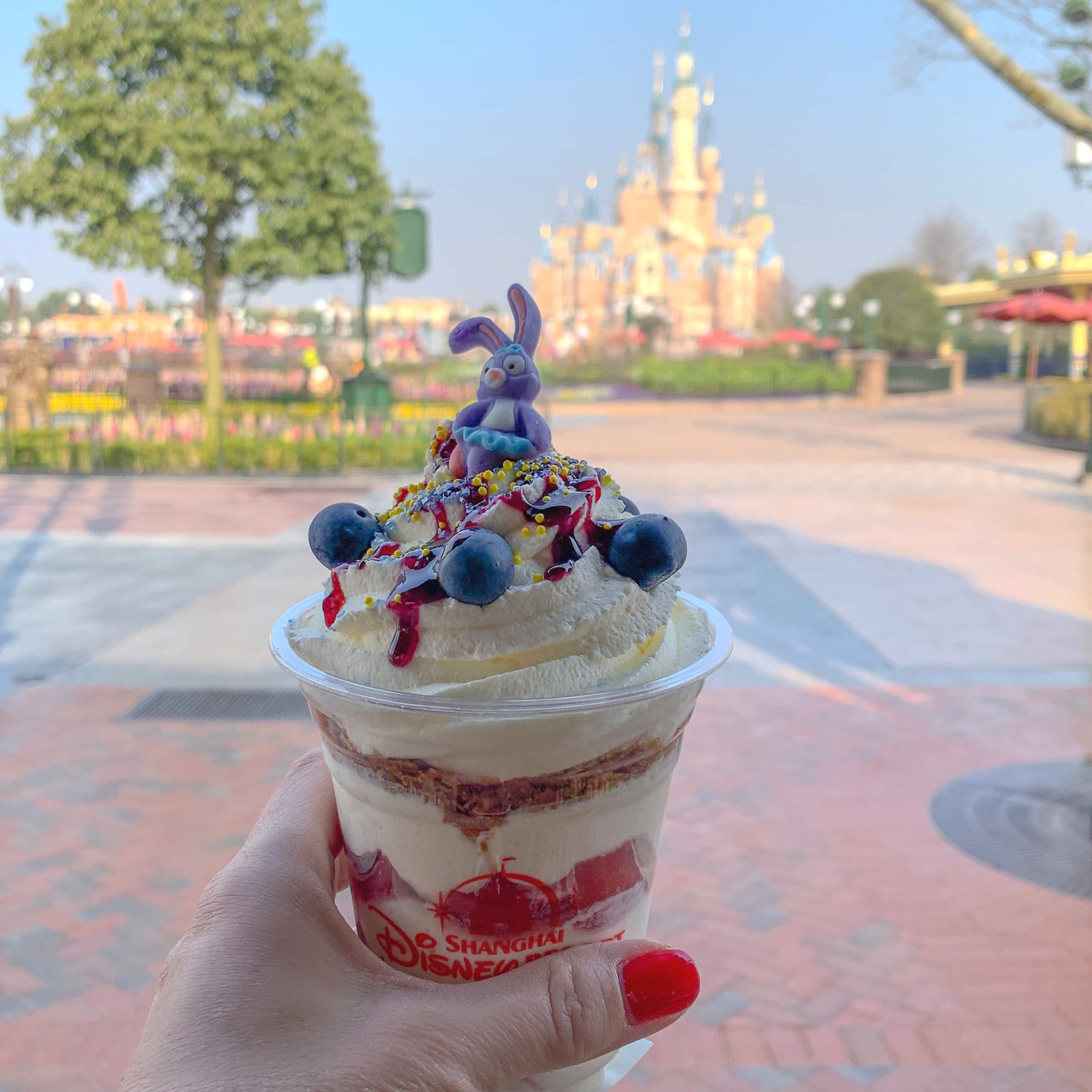 Dessert parfait at Rémy's Patisserie at Shanghai Disneyland