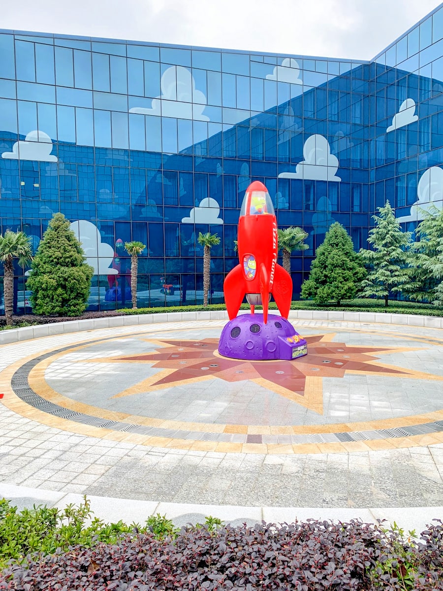 Splash pad at Shanghai Toy Story Hotel