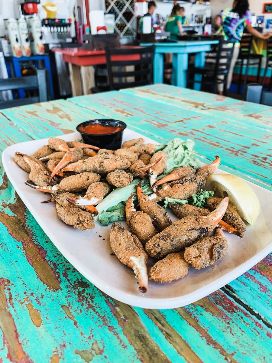 Fresh Blue Crab Claws at Shaggy's Gulfport