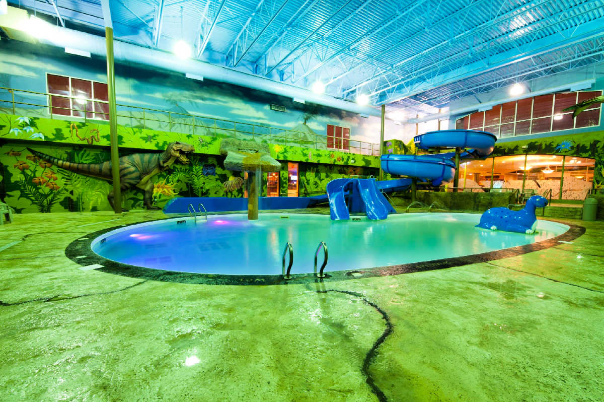 Dino Beach Water Park at Victoria Inn in Winnipeg