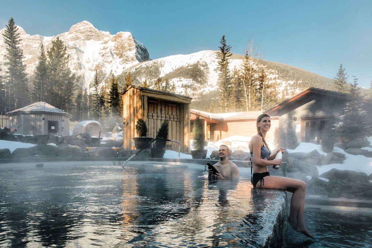 Kananaskis Nordic Spa pool in Canada