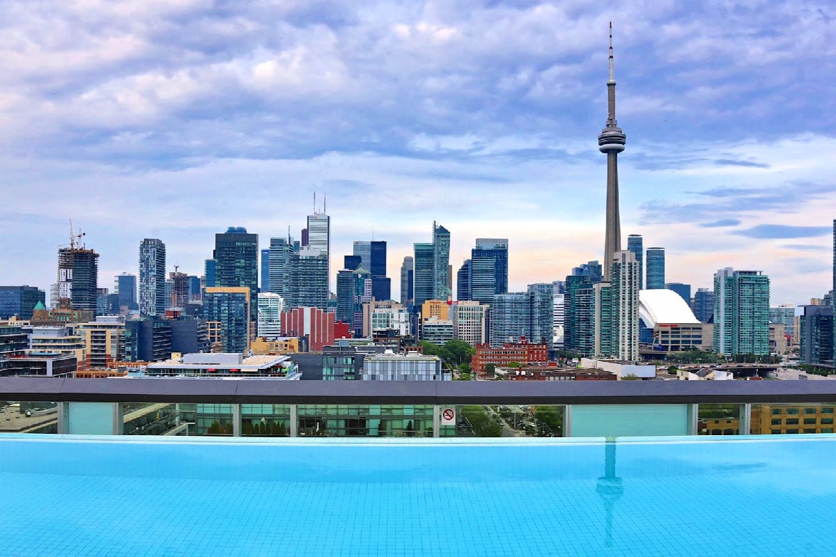 Thompson Toronto rooftop pool