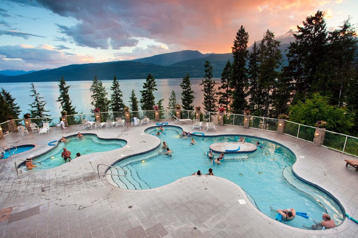 Halcyon Hot Springs in British Columbia, Canada