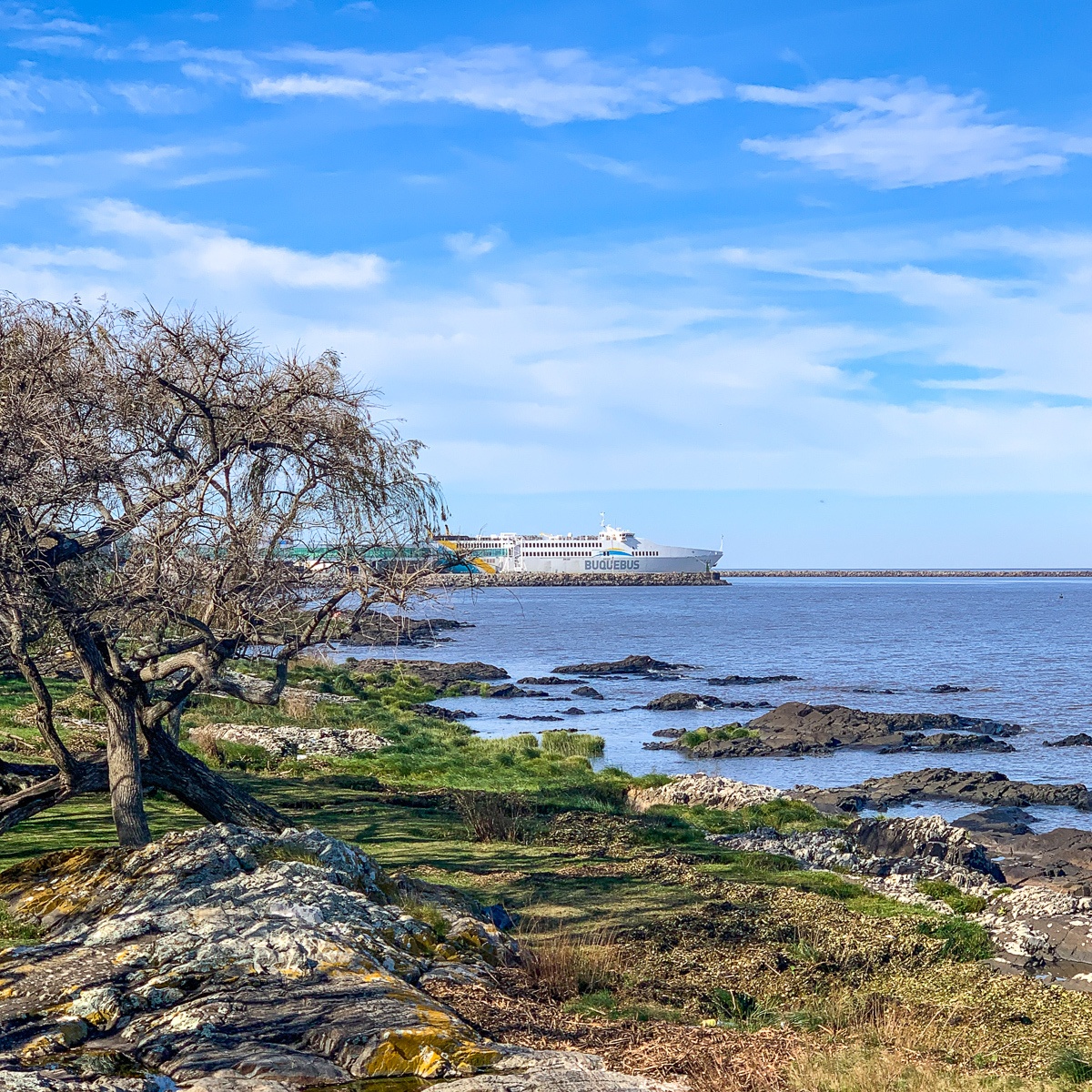 Buquebus ferry in Colonia del Sacramento, Uruguay