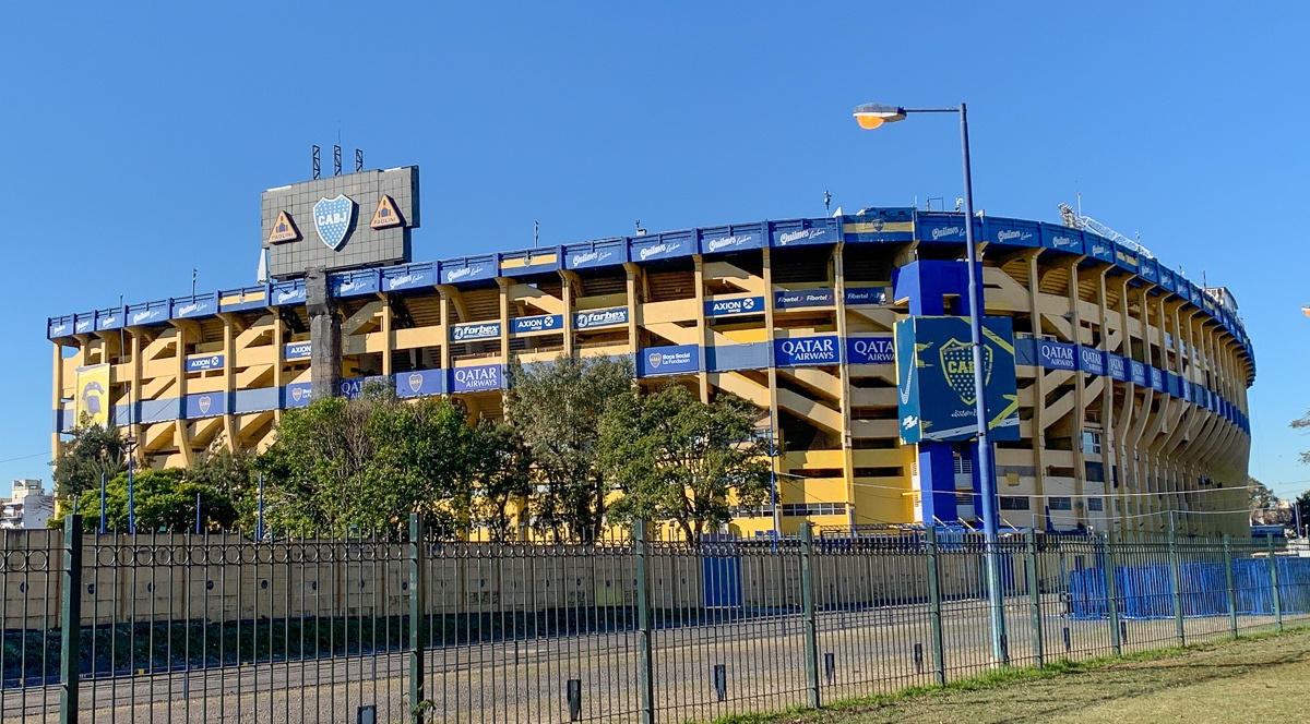 La Bombonera soccer stadium in Buenos Aires