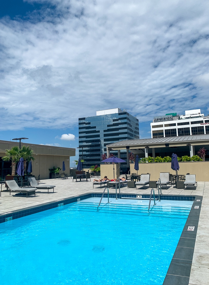 The Jung Hotel & Residences rooftop pool in New Orleans 