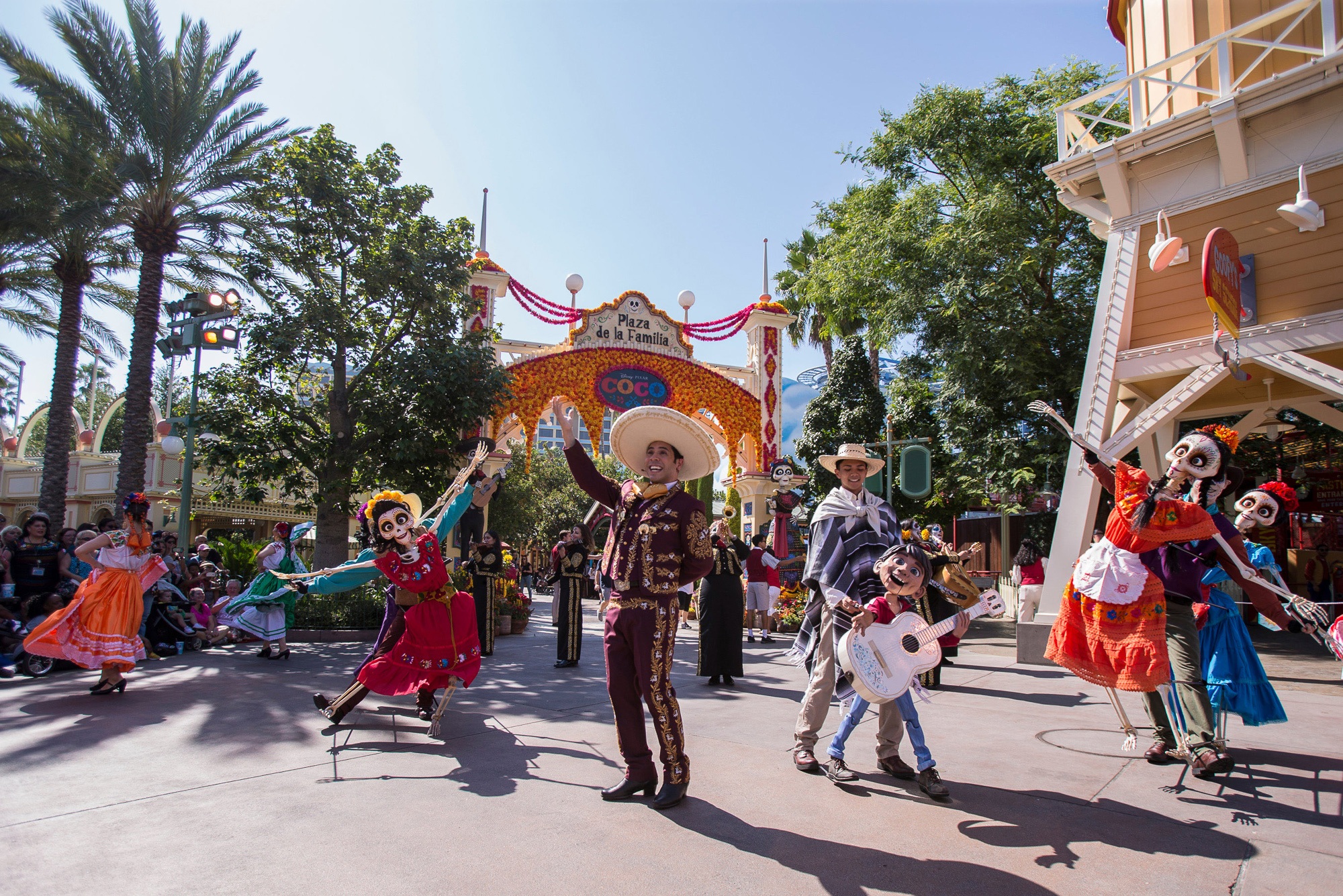 Dia de los Muertos Musical Celebration of Coco at Disney California Adventure 