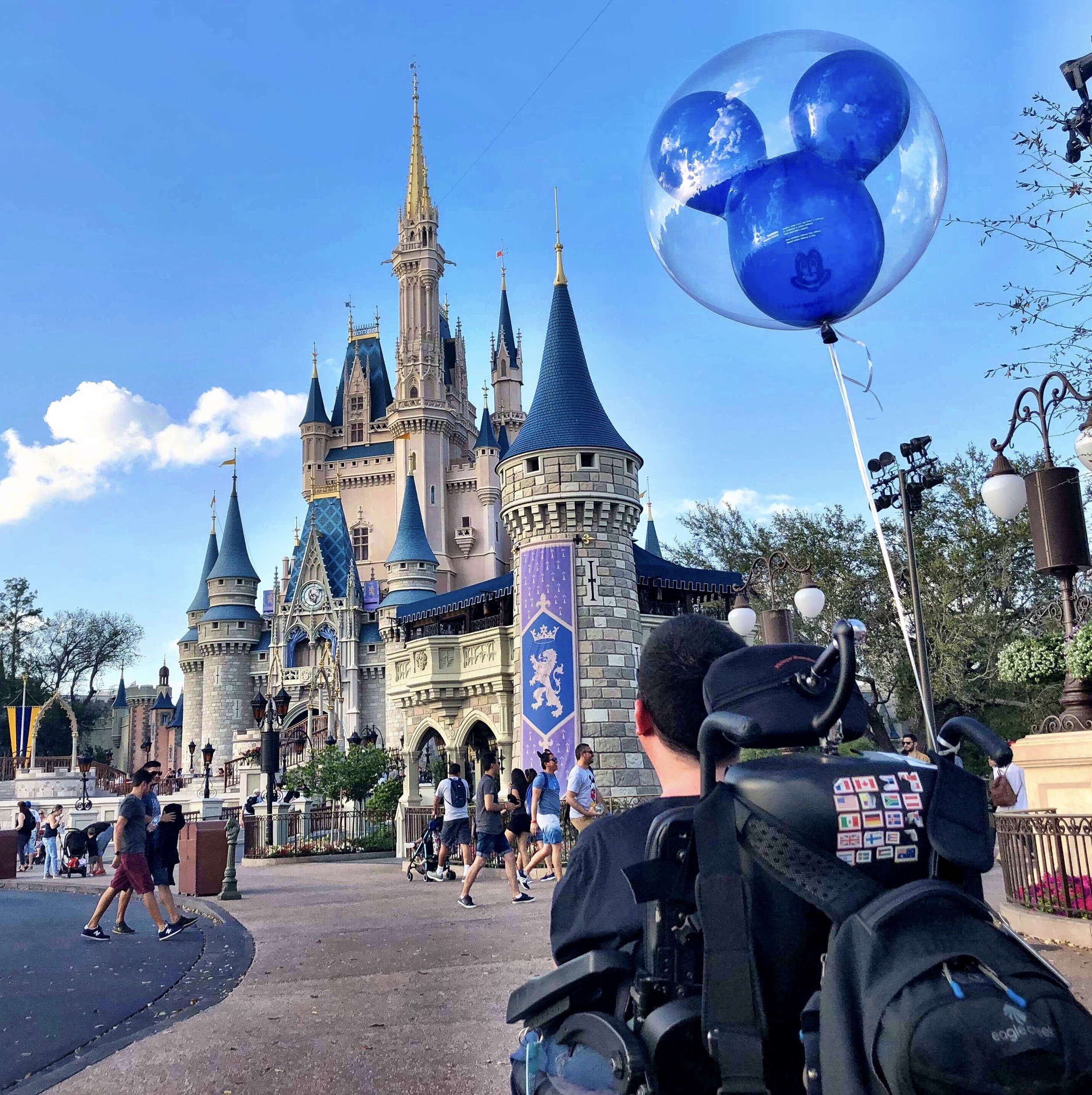 Walt Disney World makes accommodations for wheel chair users and others with particular needs