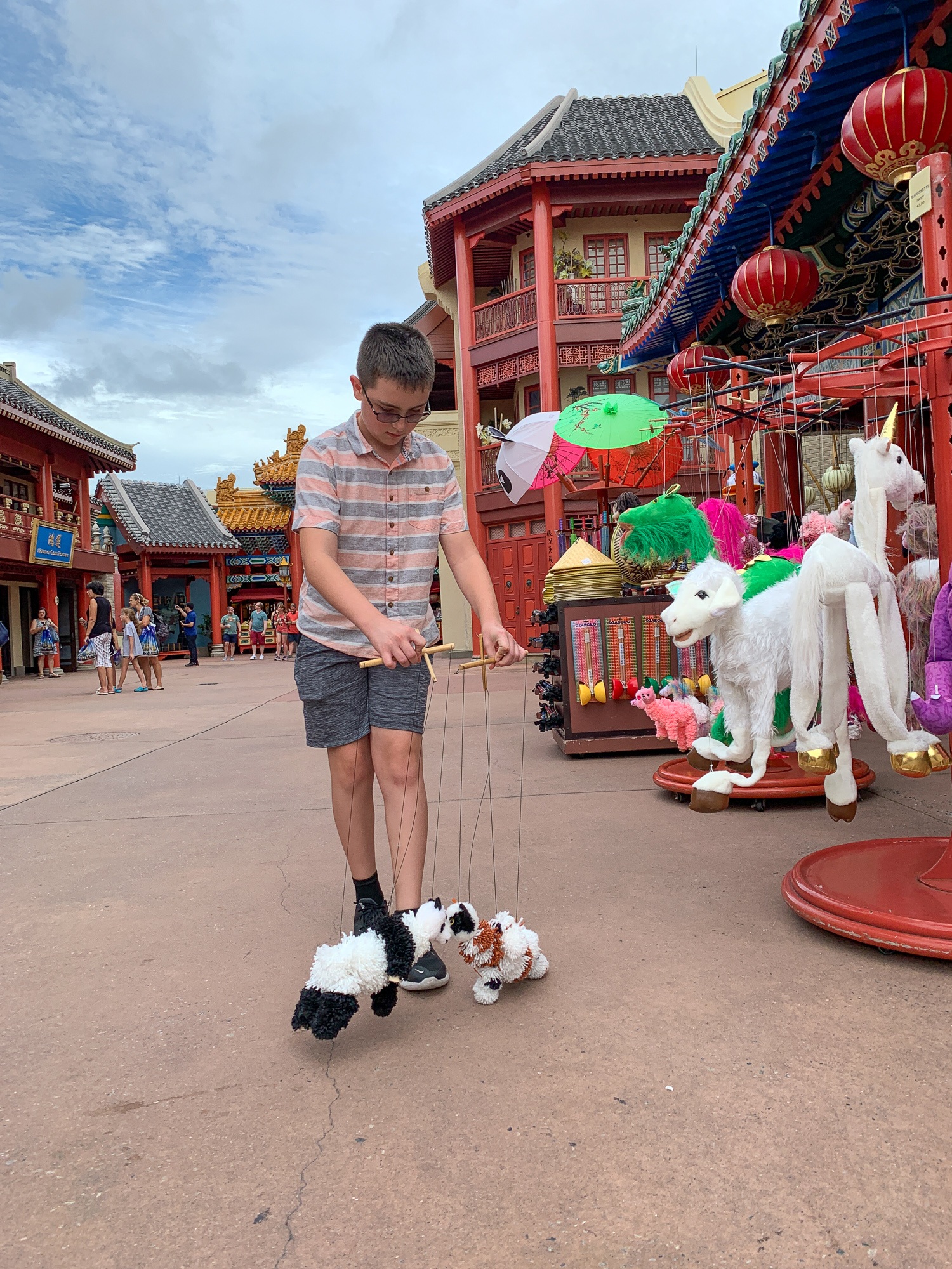 Marionettes in the China Pavilion at Epcot