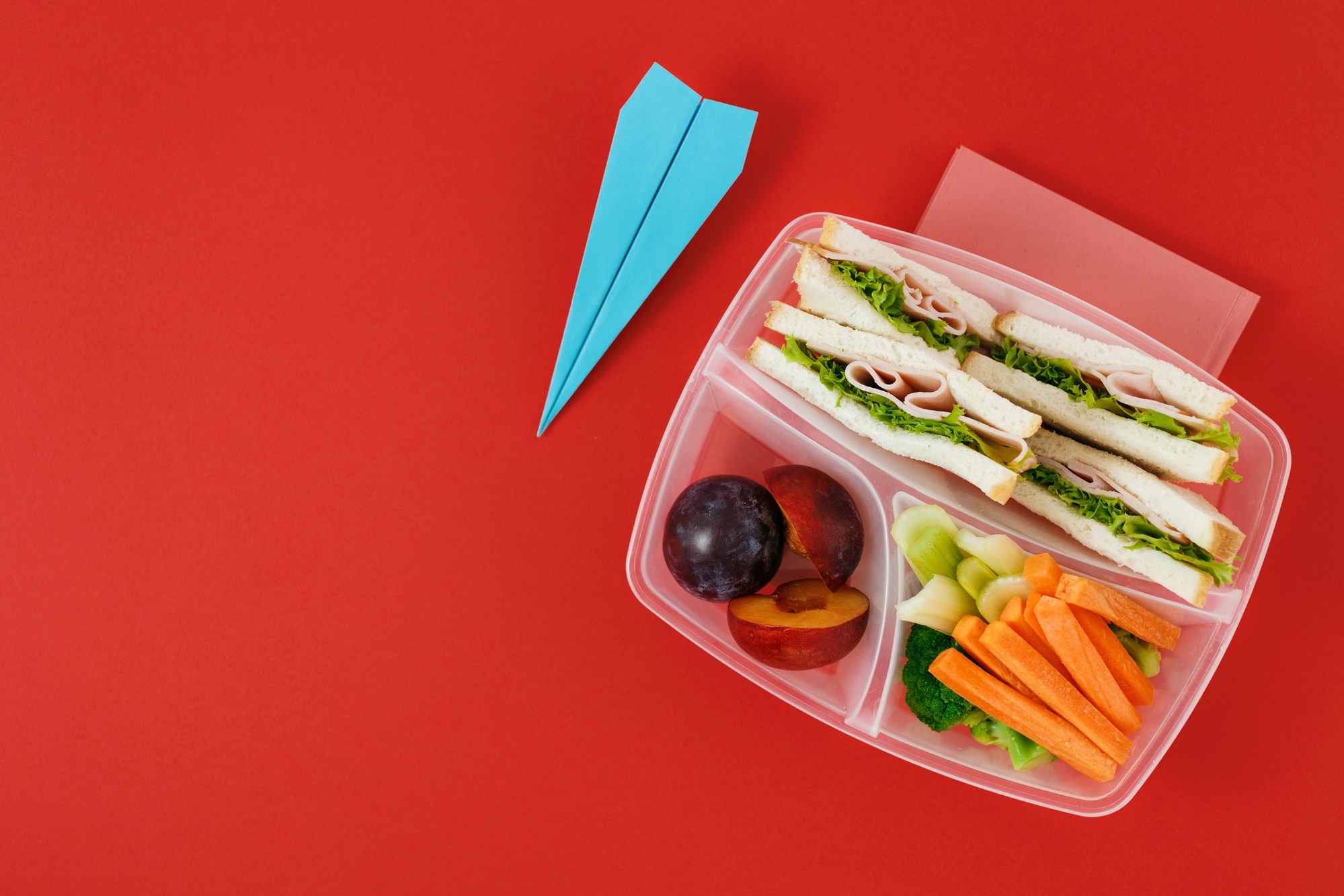 Pack your own snacks instead of relying on airplane food