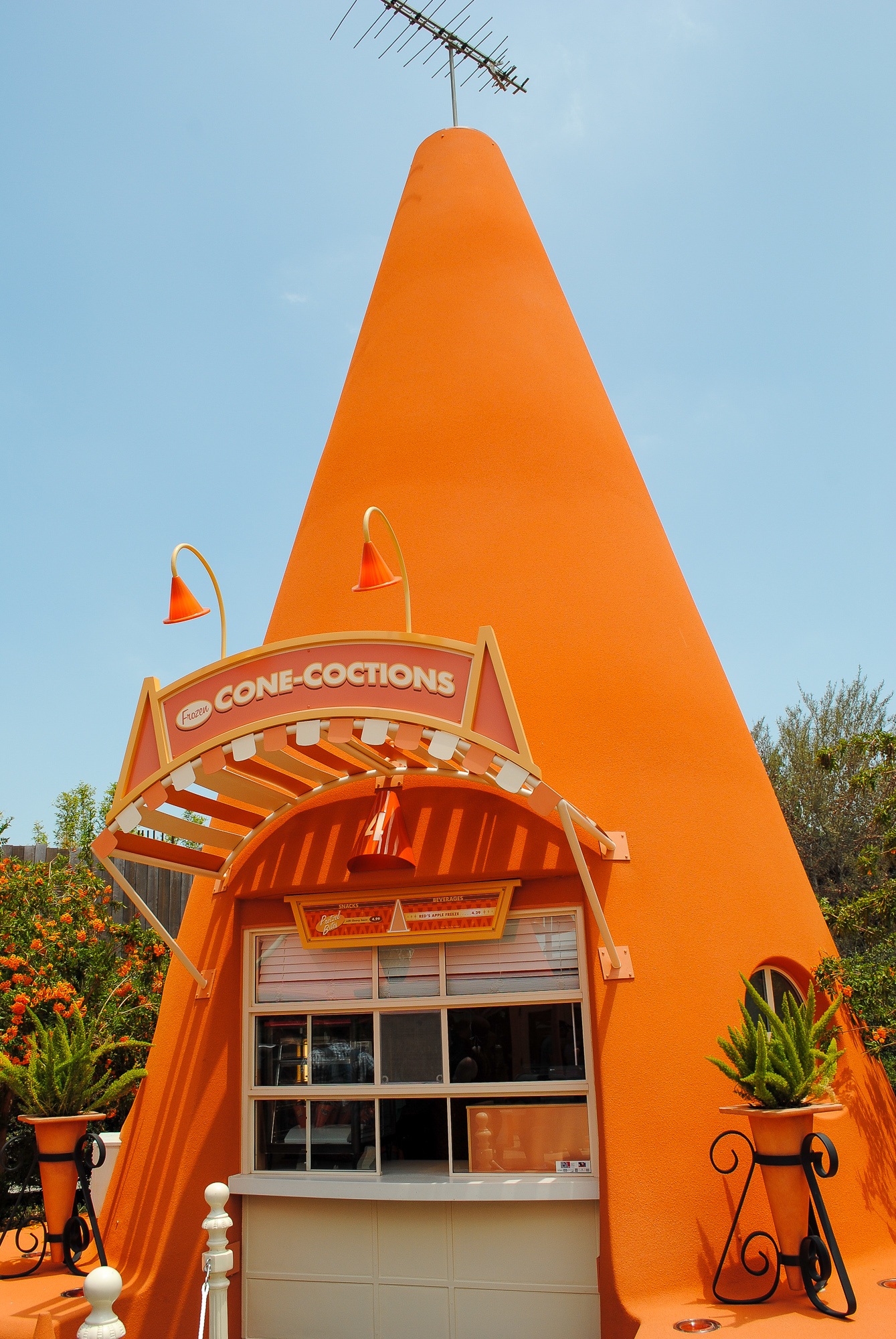 Cozy Cone Motel at Disney Cars theme park