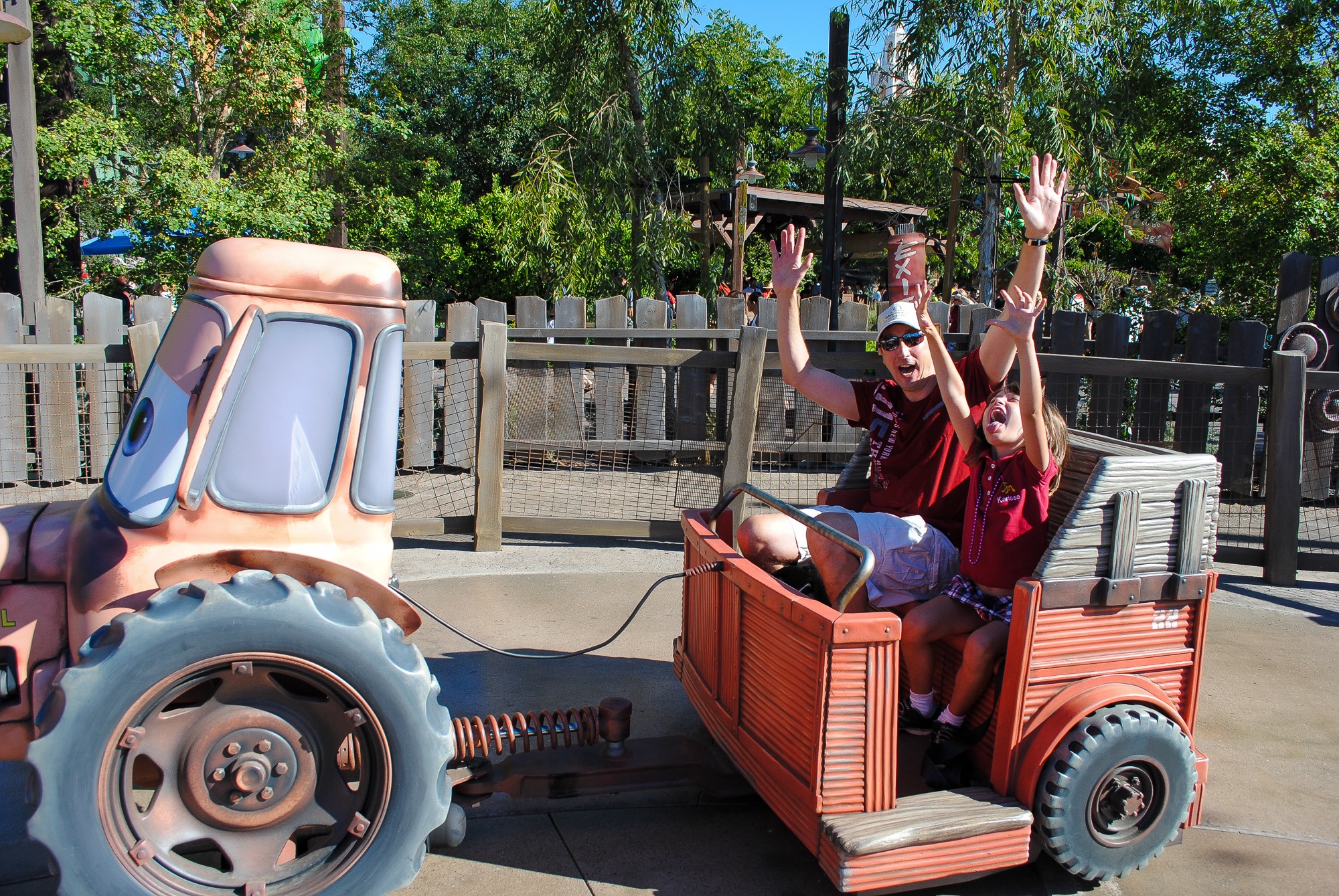 YoMater's Junkyard Jamboree in Cars Land with kids