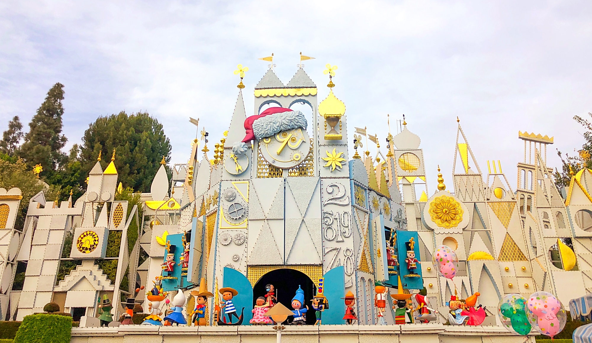 "it's a small world" Holiday at Disneyland theme park