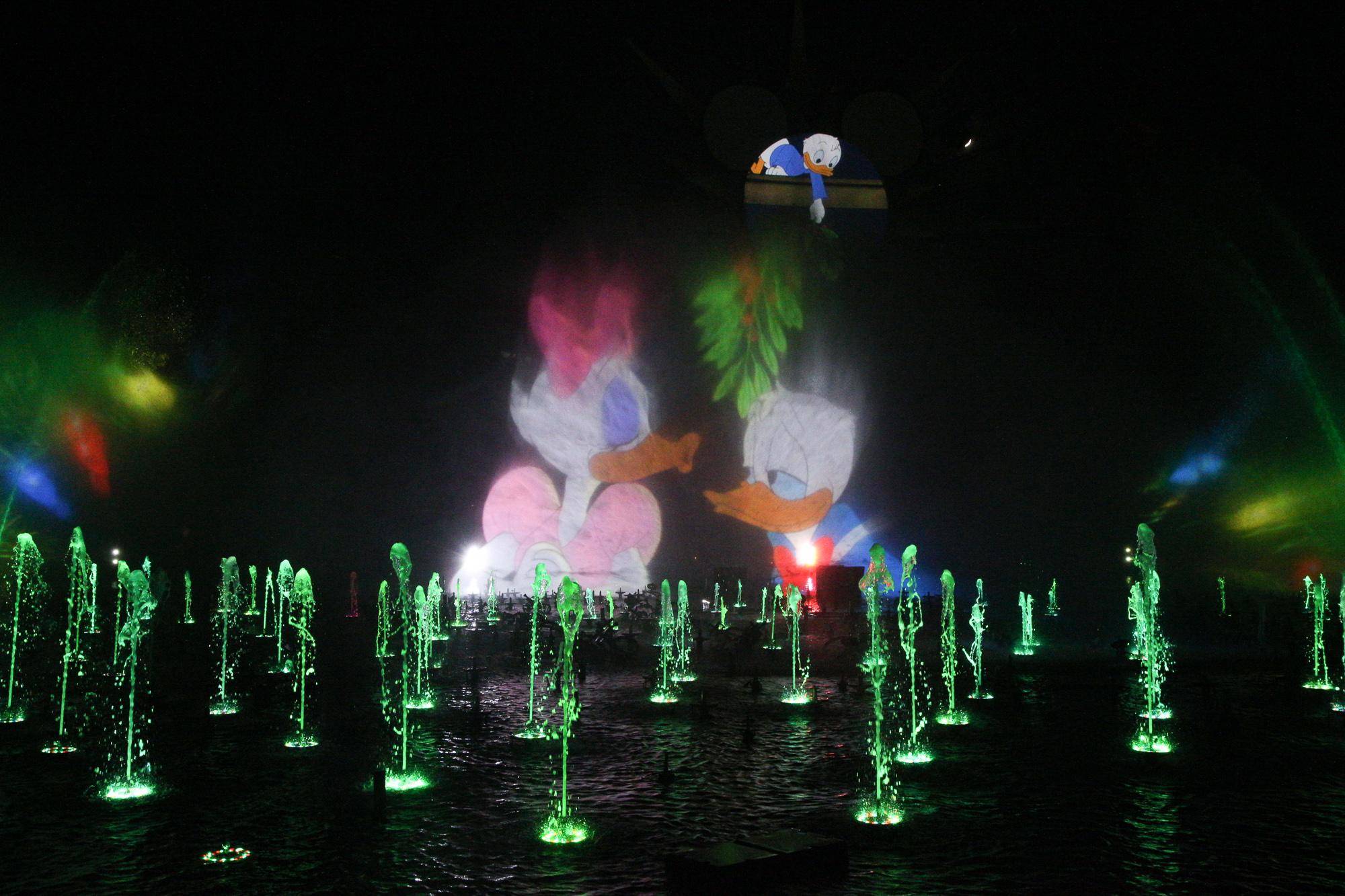 World of Color - Season of Light holiday show at Disney California Adventure theme park