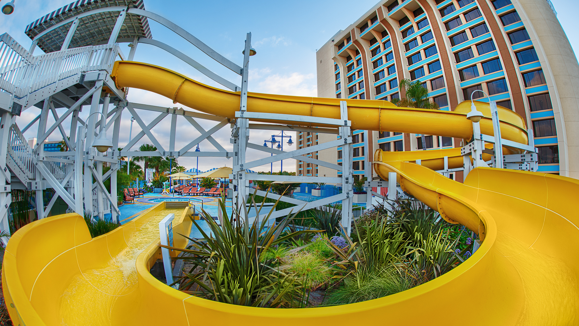 Waterslide at Disney's Paradise Pier Hotel