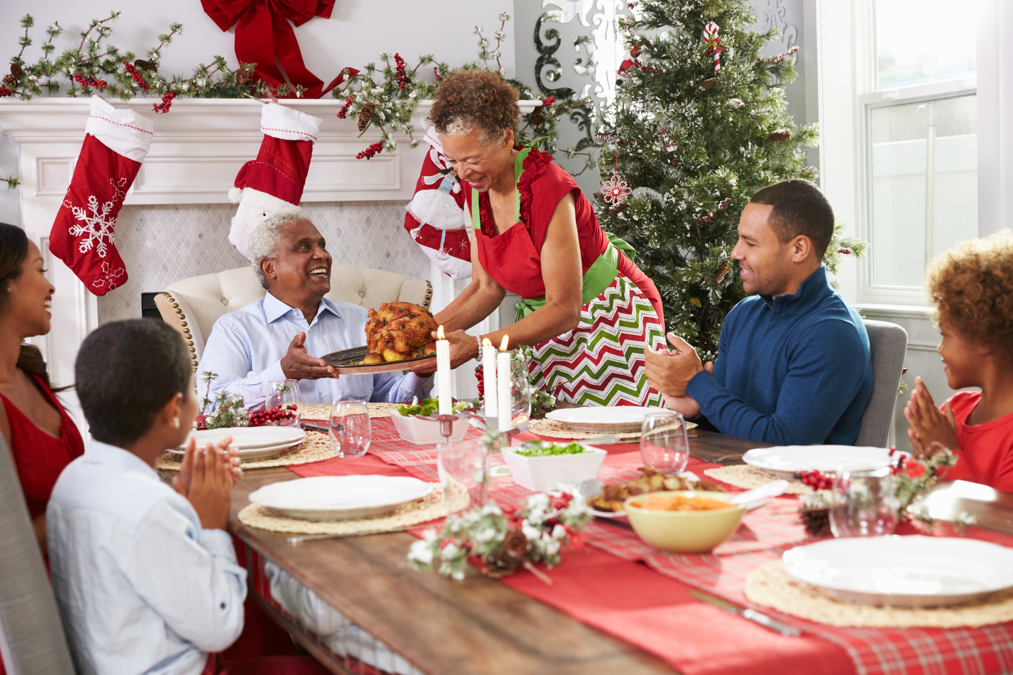 Family Christmas dinner