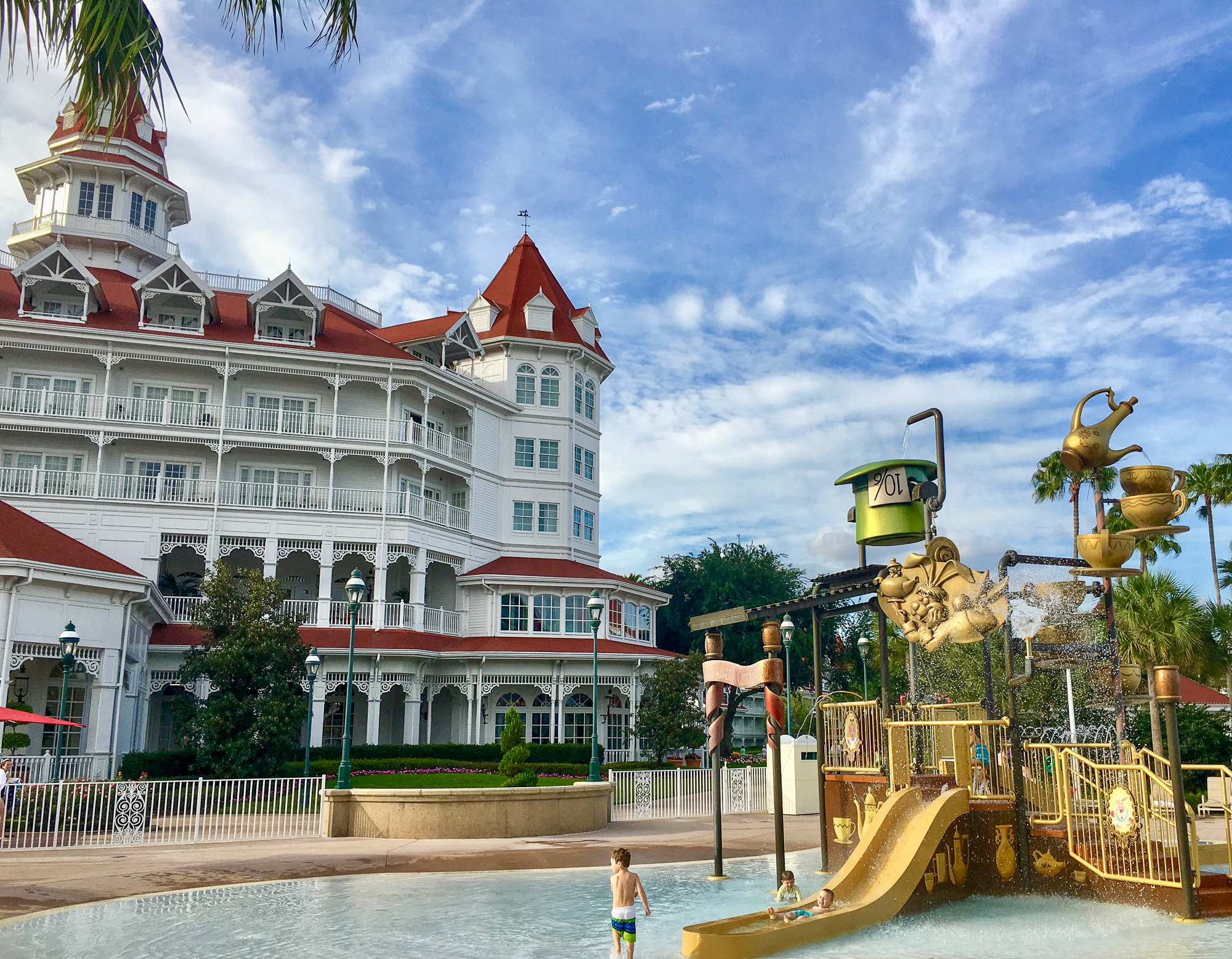 Disney's Grand Floridian splash pad