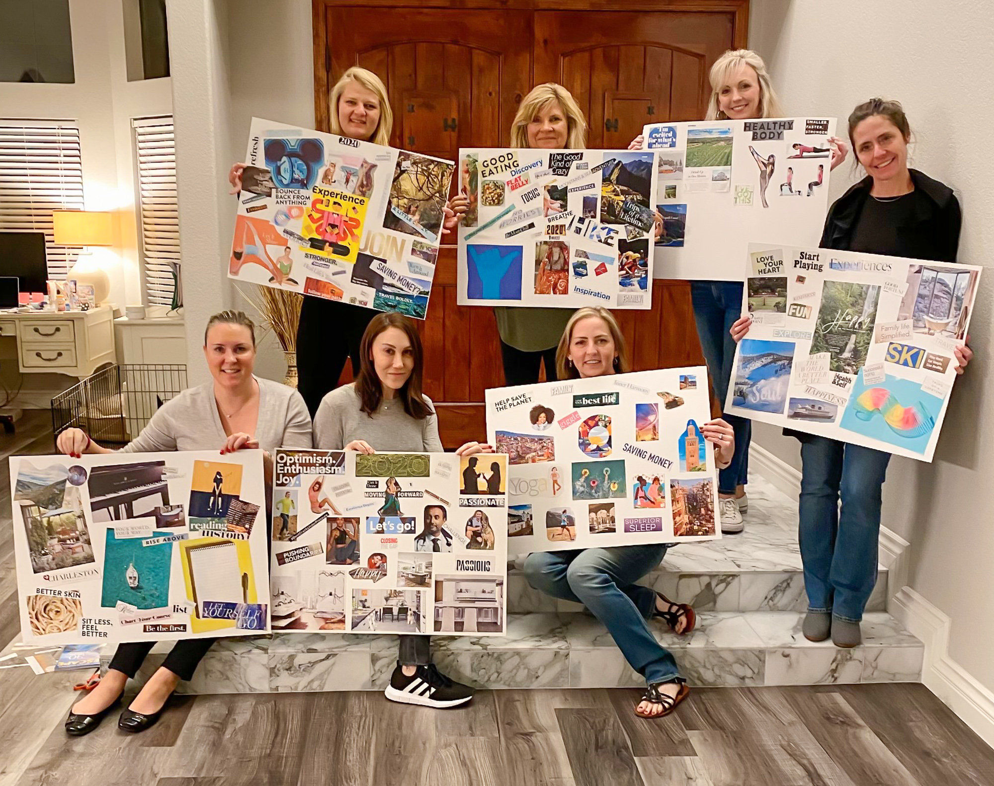 Vision board party results