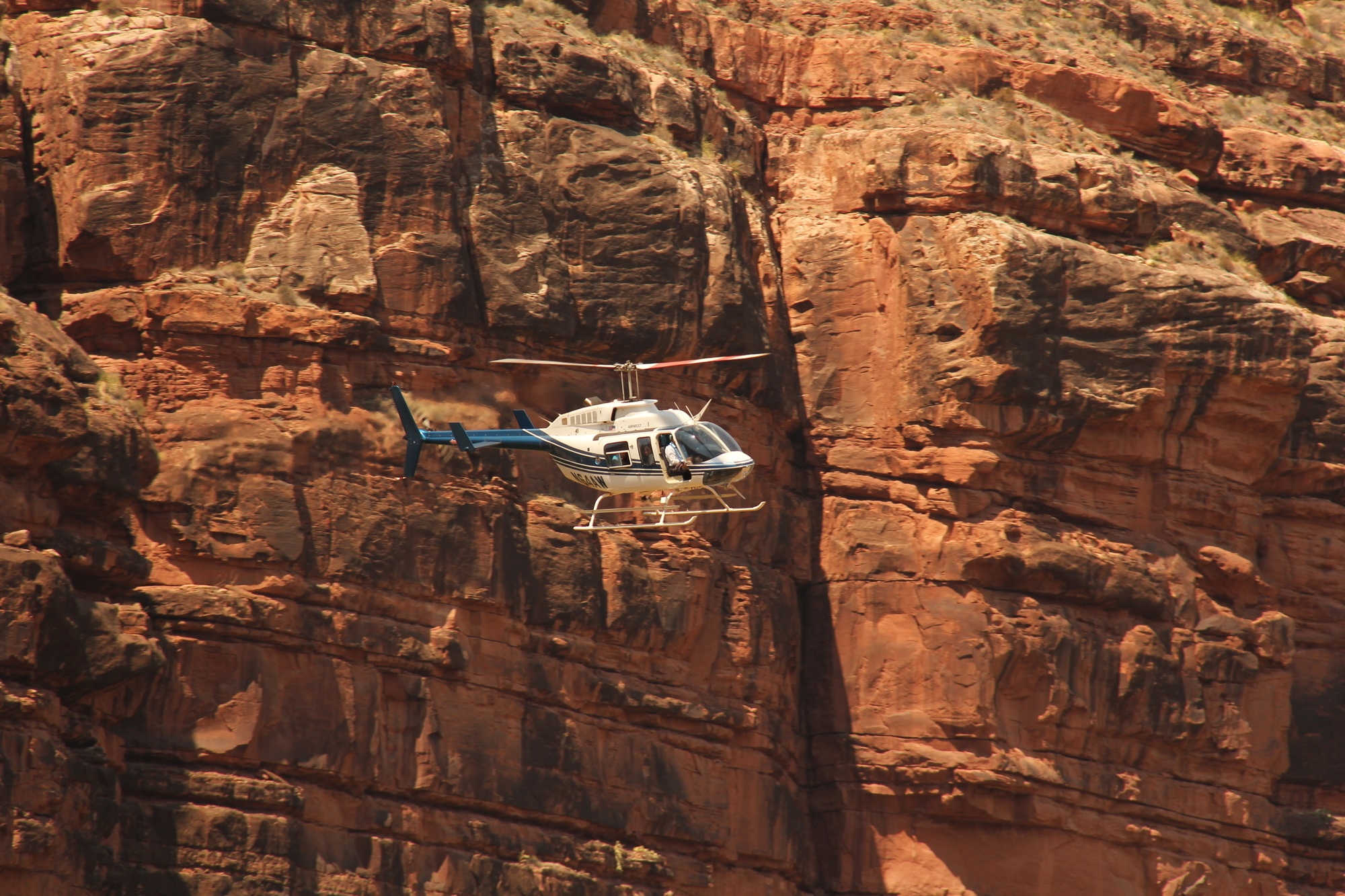 Helicopter at the Grand Canyon