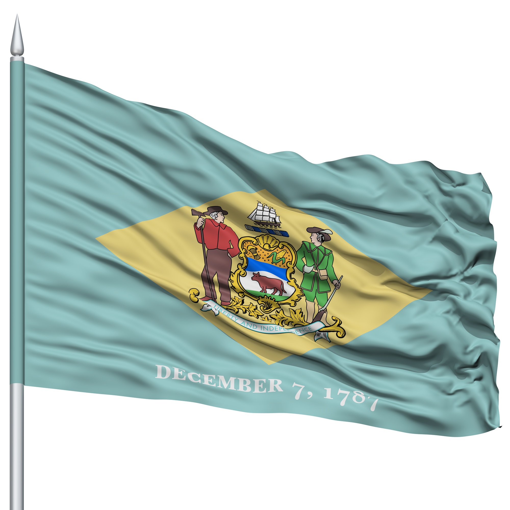 Delaware's State Flag 