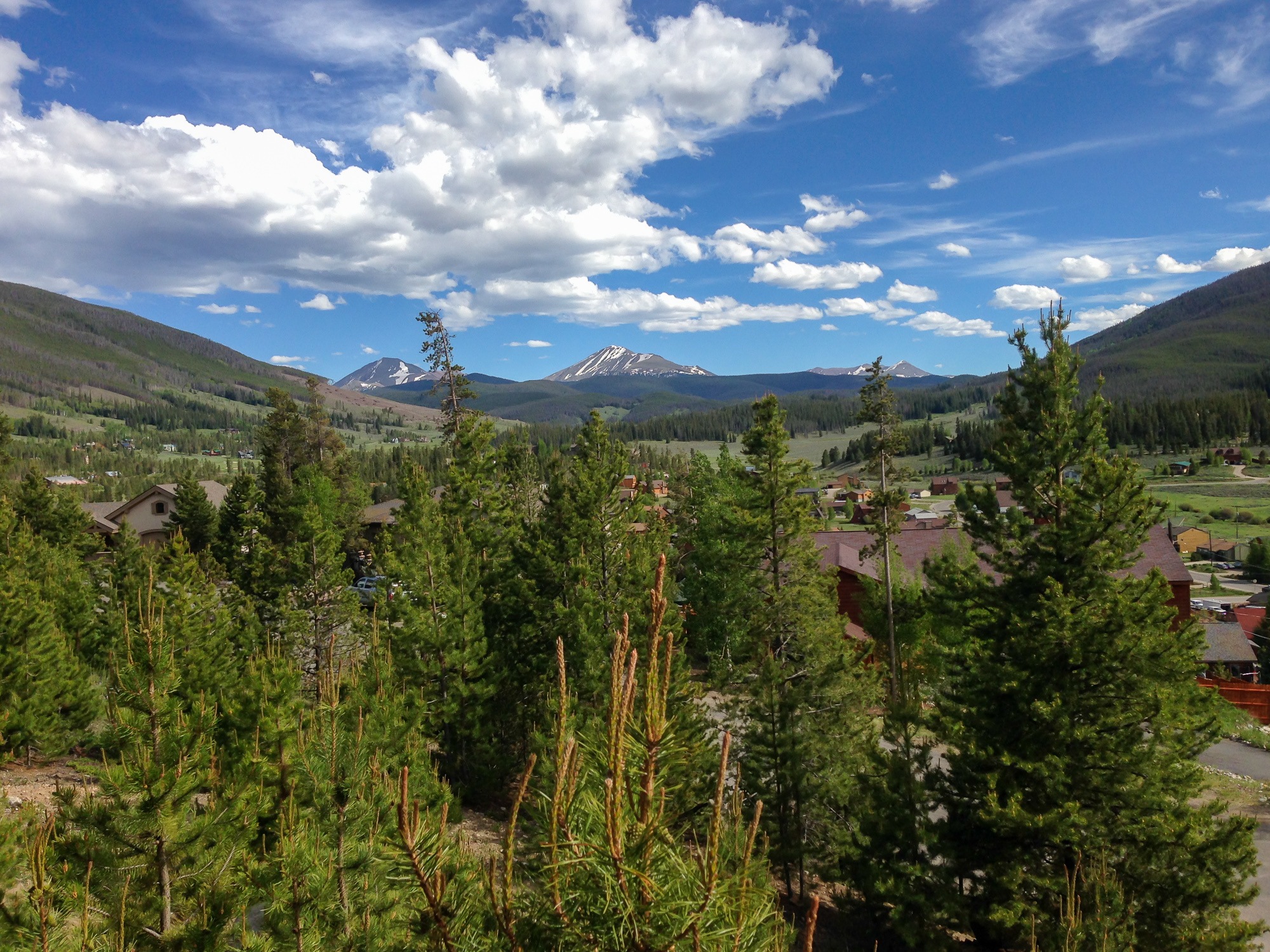 Beautiful Keystone, Colorado in summer