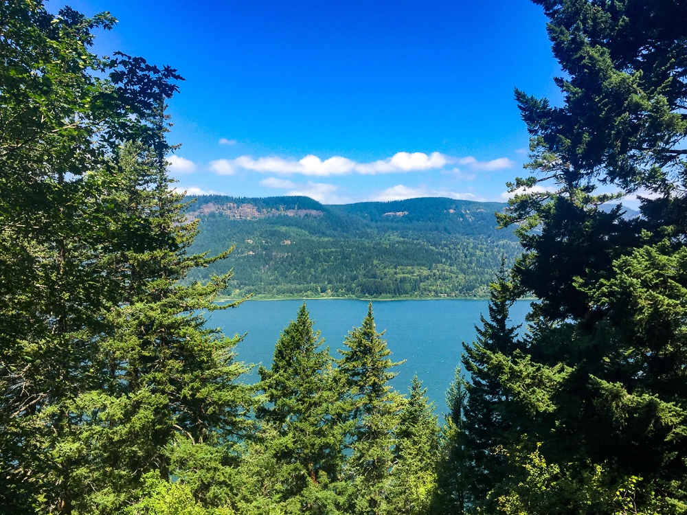 View of the Columbia River Gorge