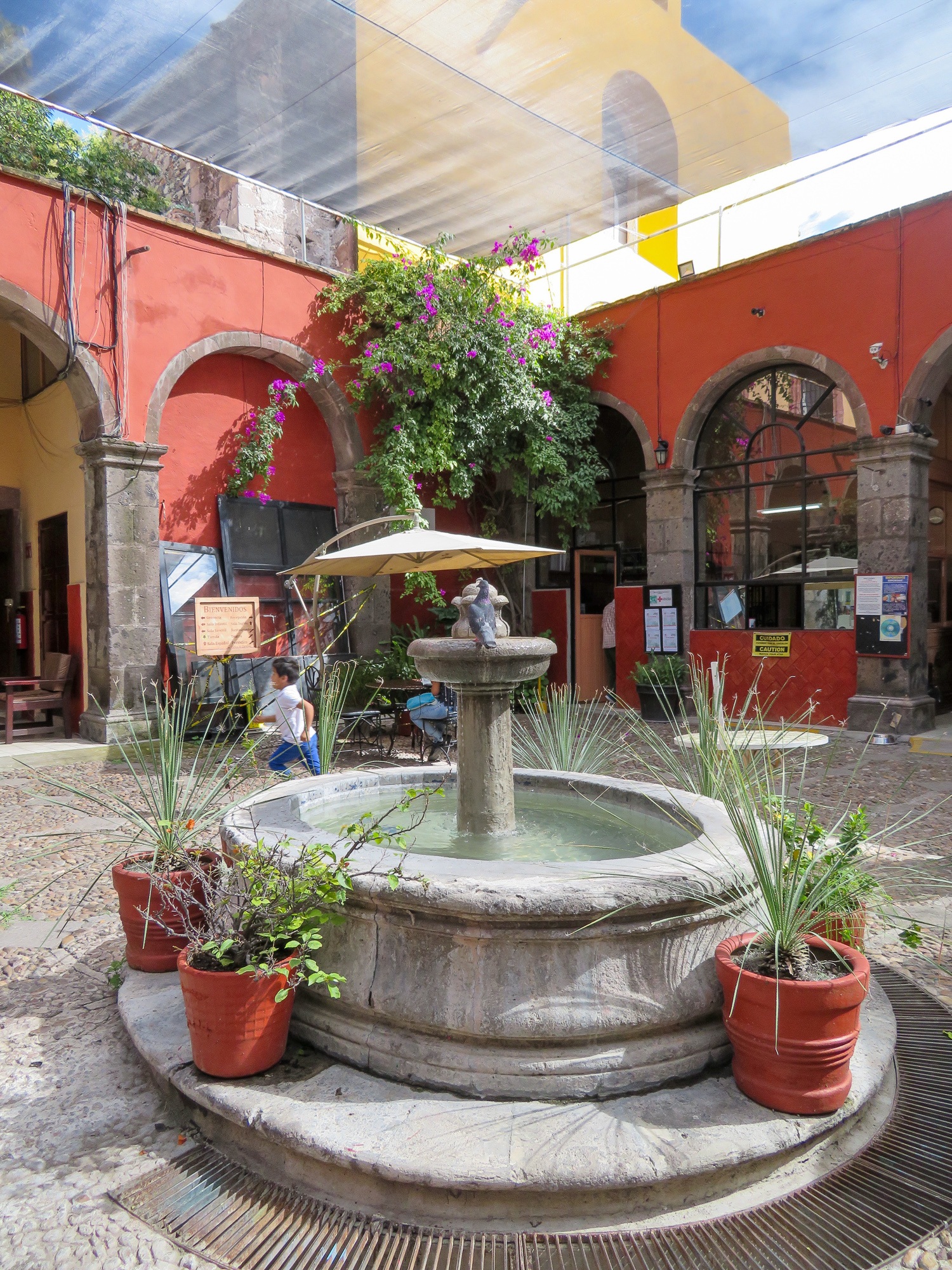 Courtyard at Biblioteca de San Miguel de Allende