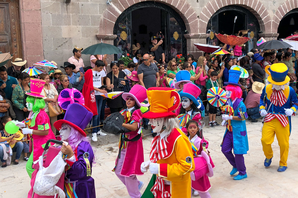 Dia de los Locos Parade in San Miguel de Allende, Mexico