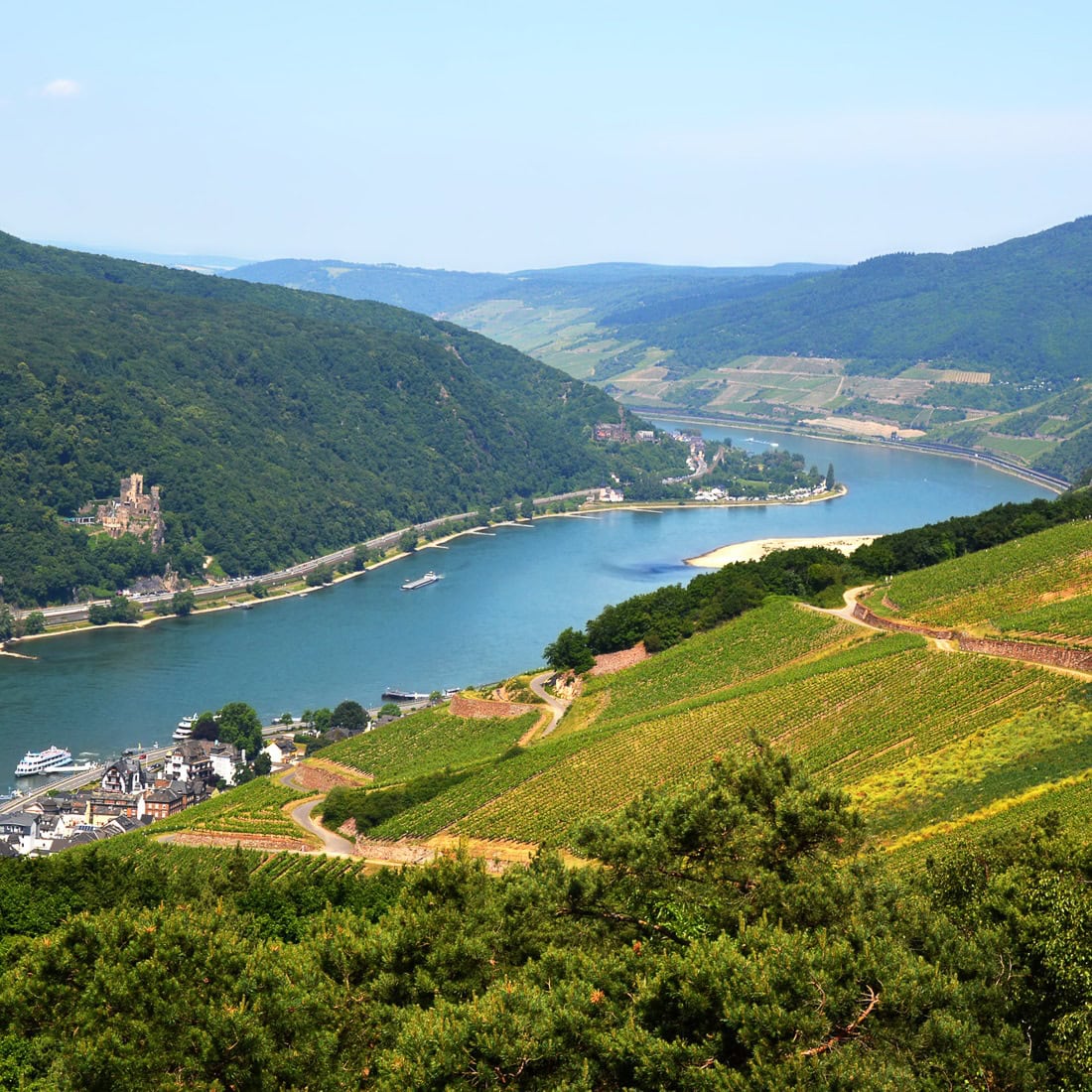 Rhine River and Rhine Valley