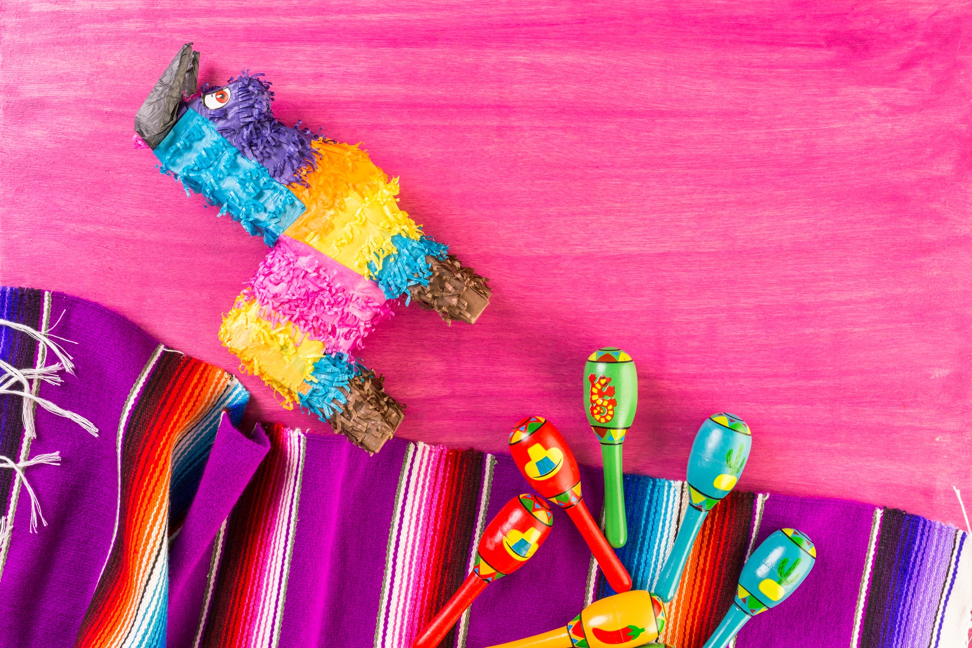 Colorful Cinco de Mayo tablescape