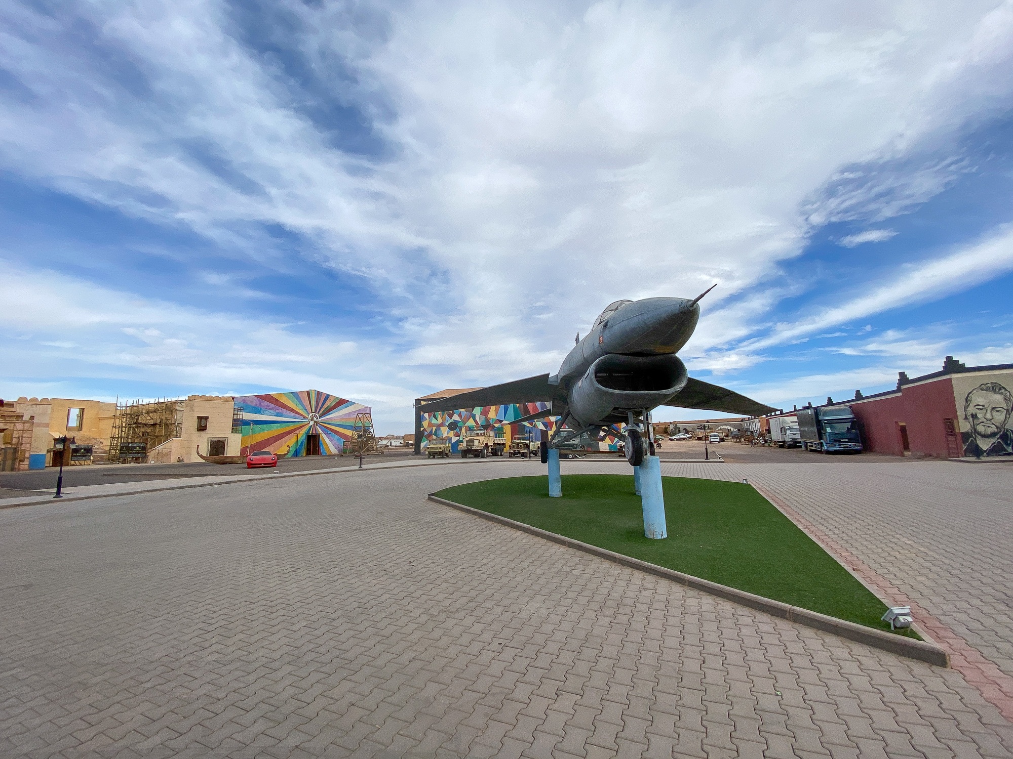 Airplane from "Jewel of the Nile" movie at Atlas Film Studios