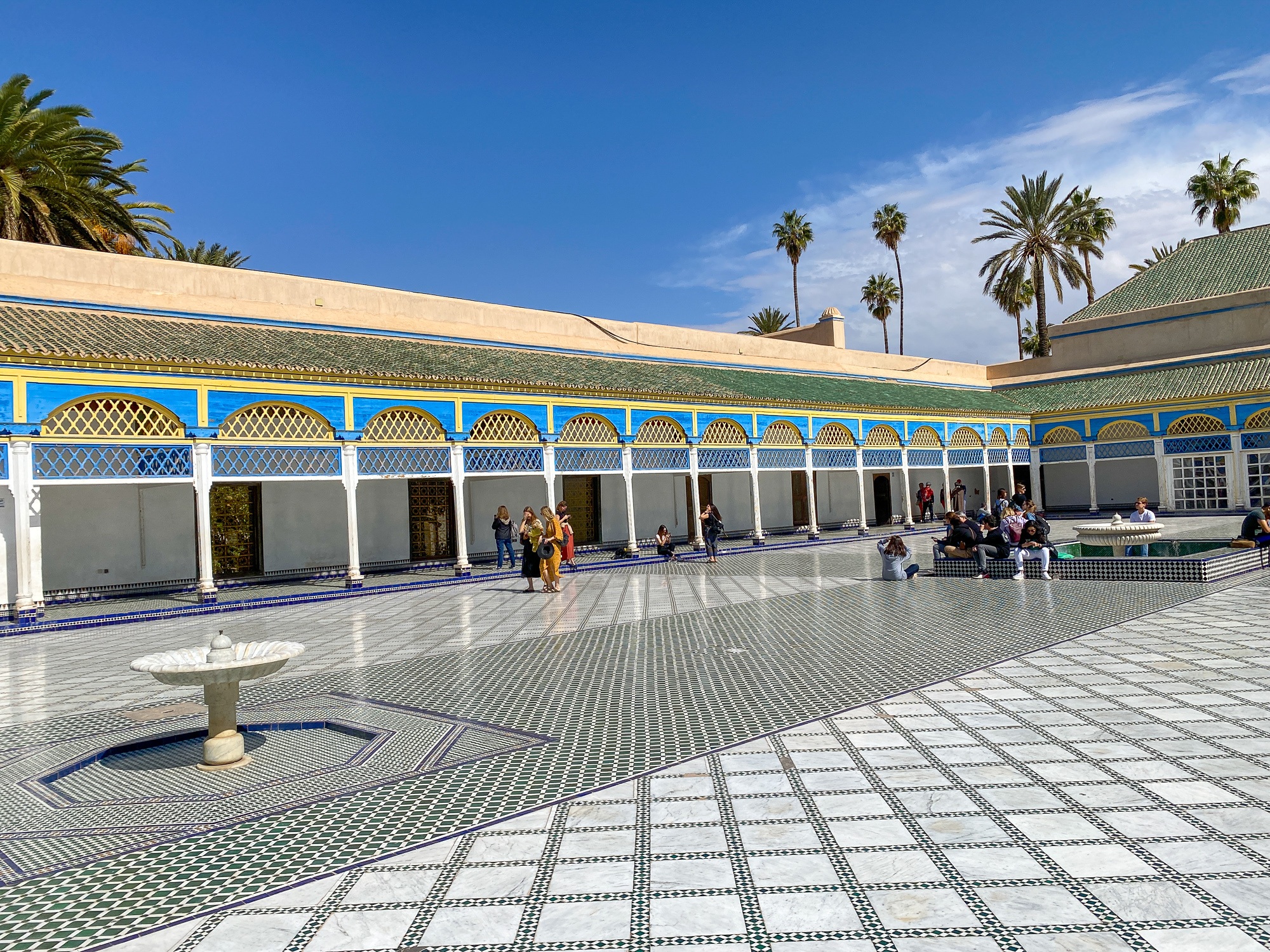 Bahia Palace courtyard 