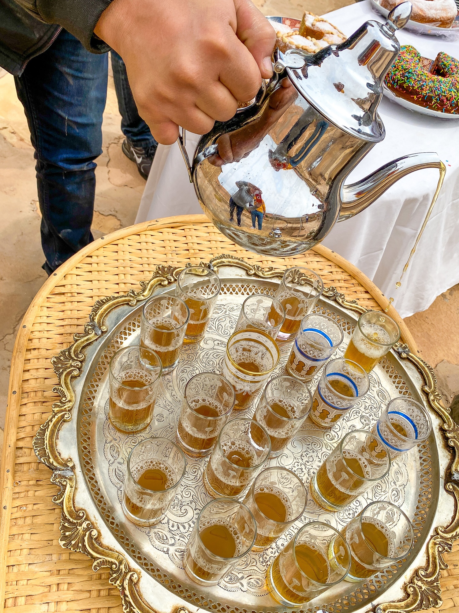 Moroccan mint tea