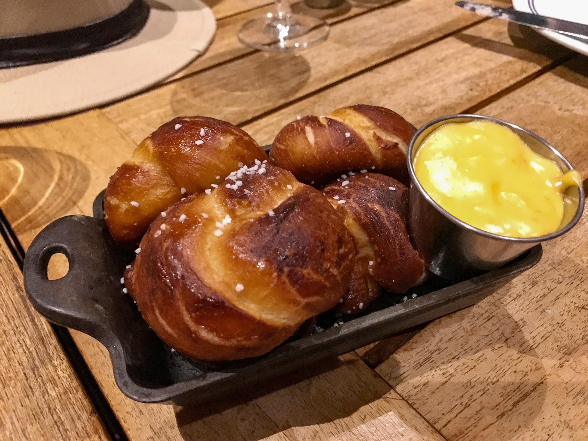 Pretzel knots at Proof, Four Seasons Scottsdale