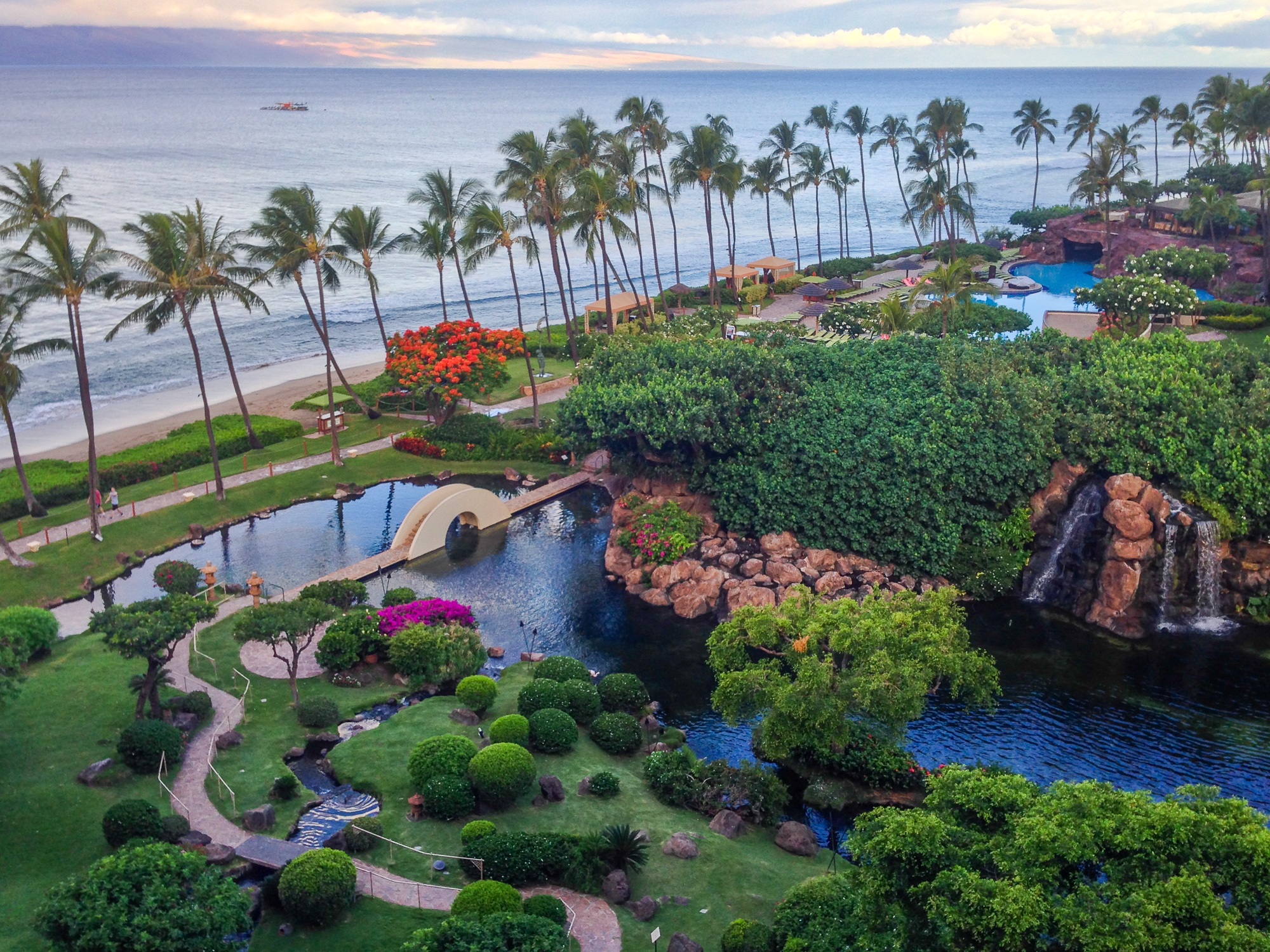 Hyatt Regency Maui's lush grounds