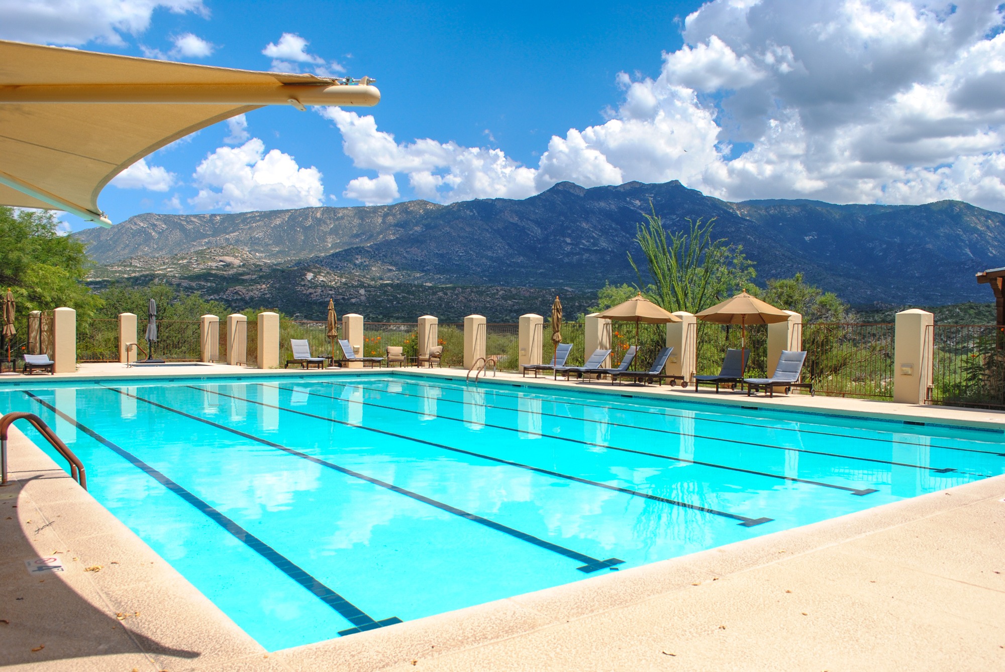 Lap pool at Miraval's spa