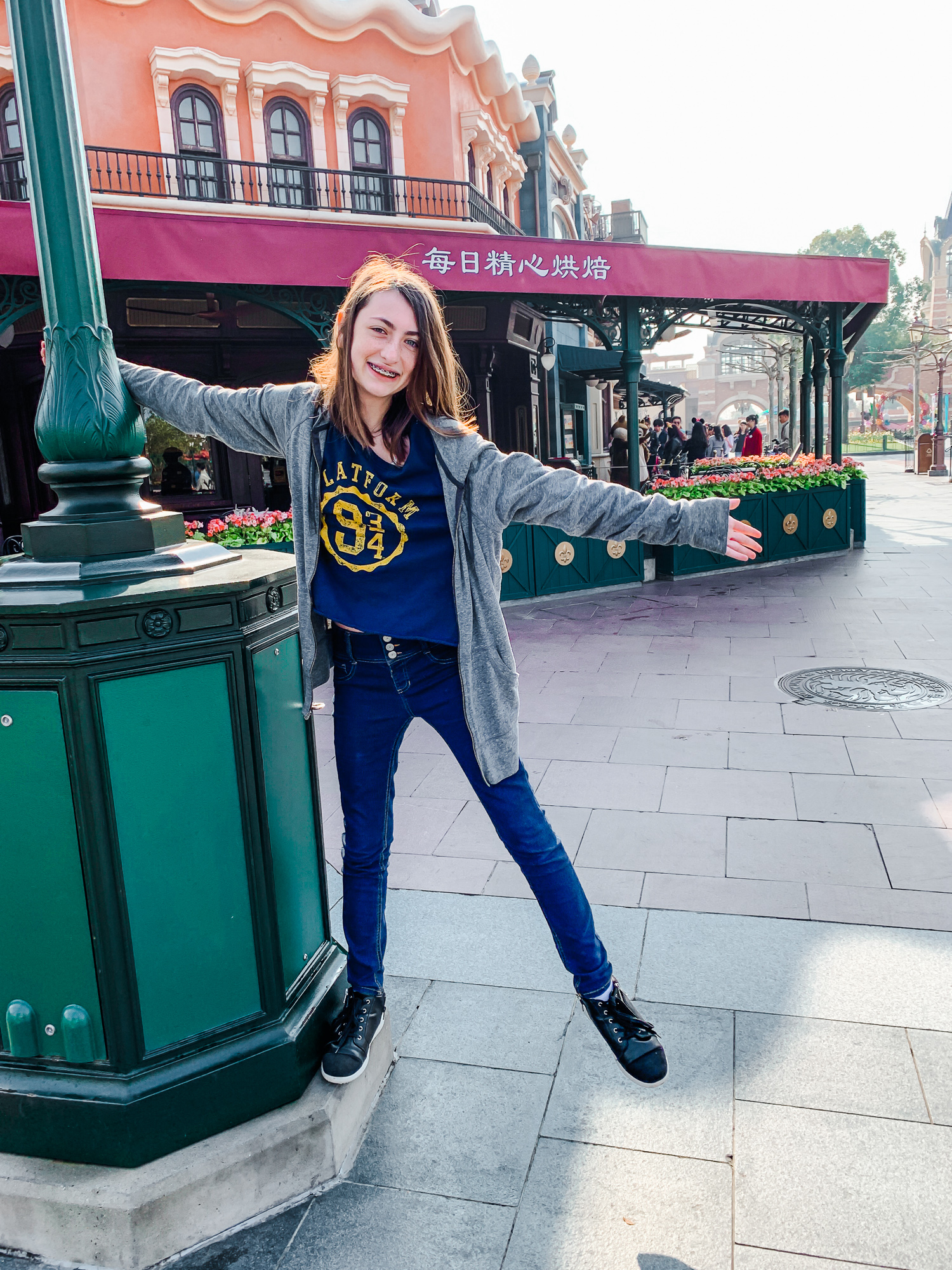 Teen at Shanghai Disneyland