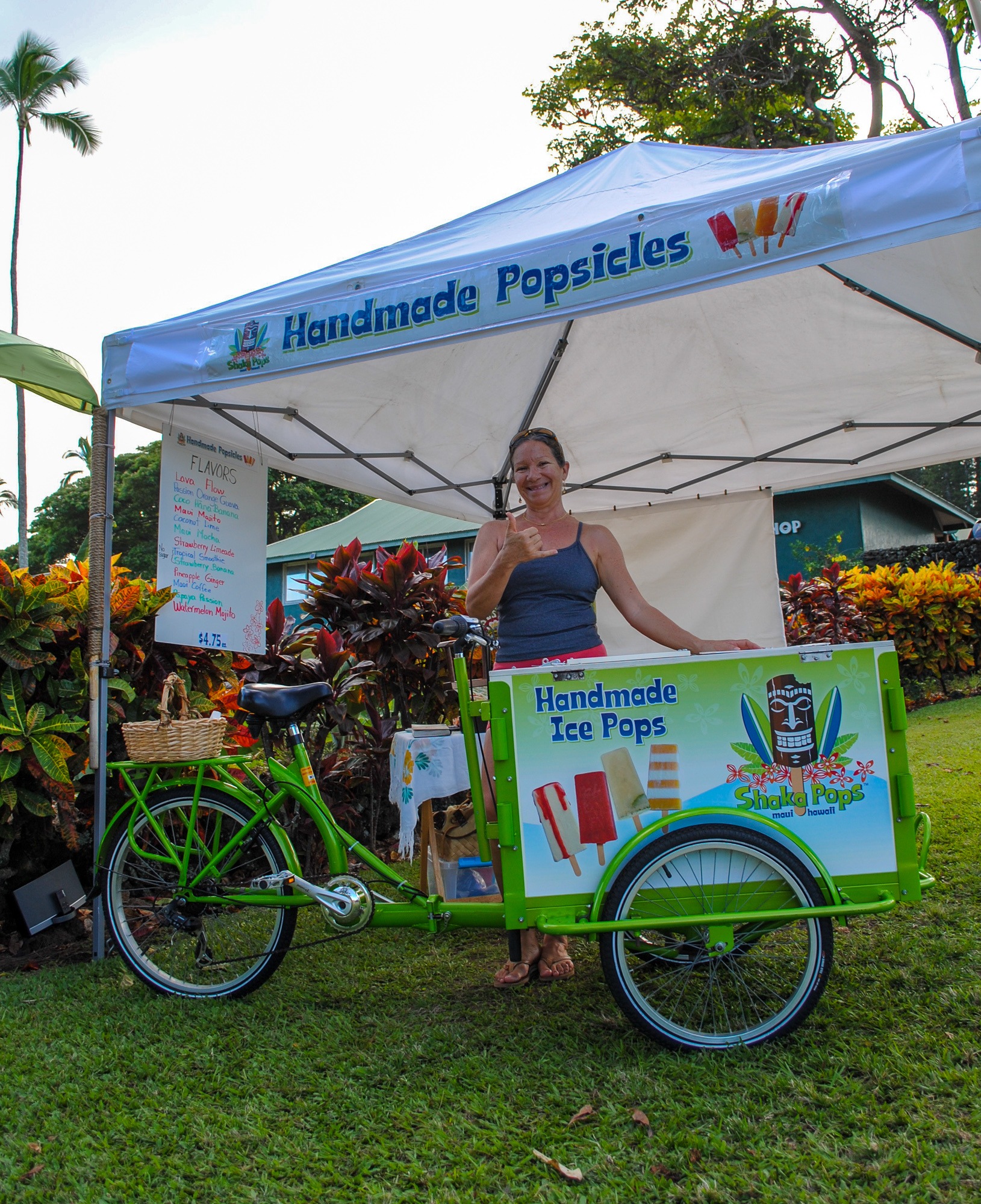 Ice pops for sale in Hana, Maui