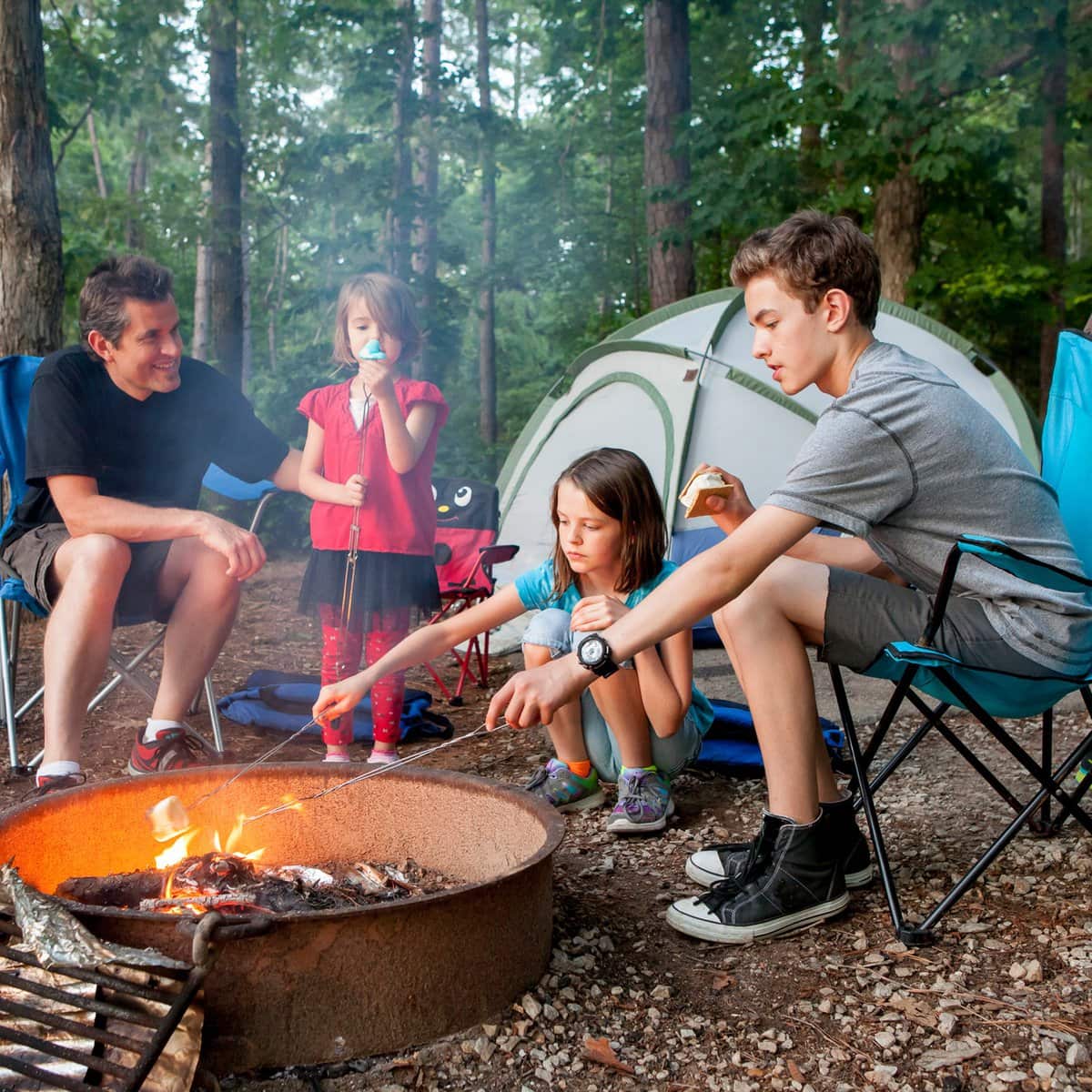 family camping