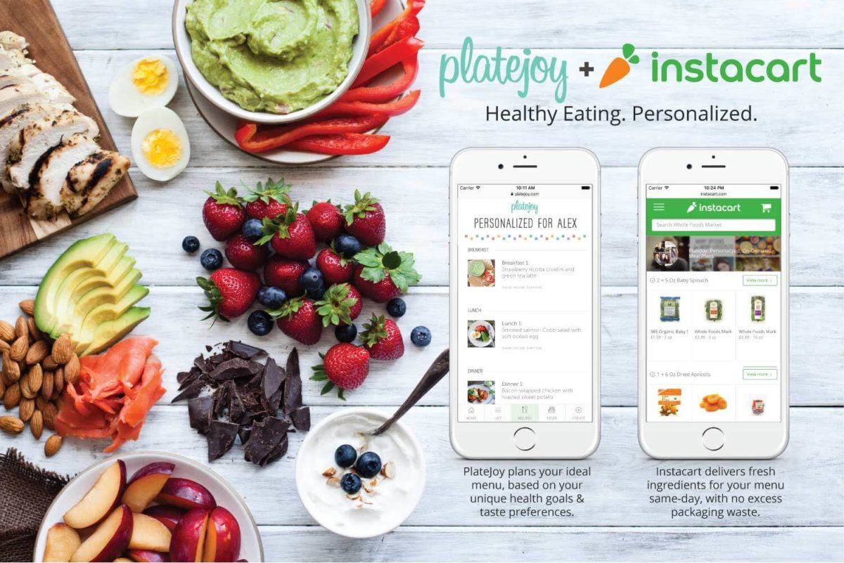 You can order your PlateJoy meal ingredients via Instacart