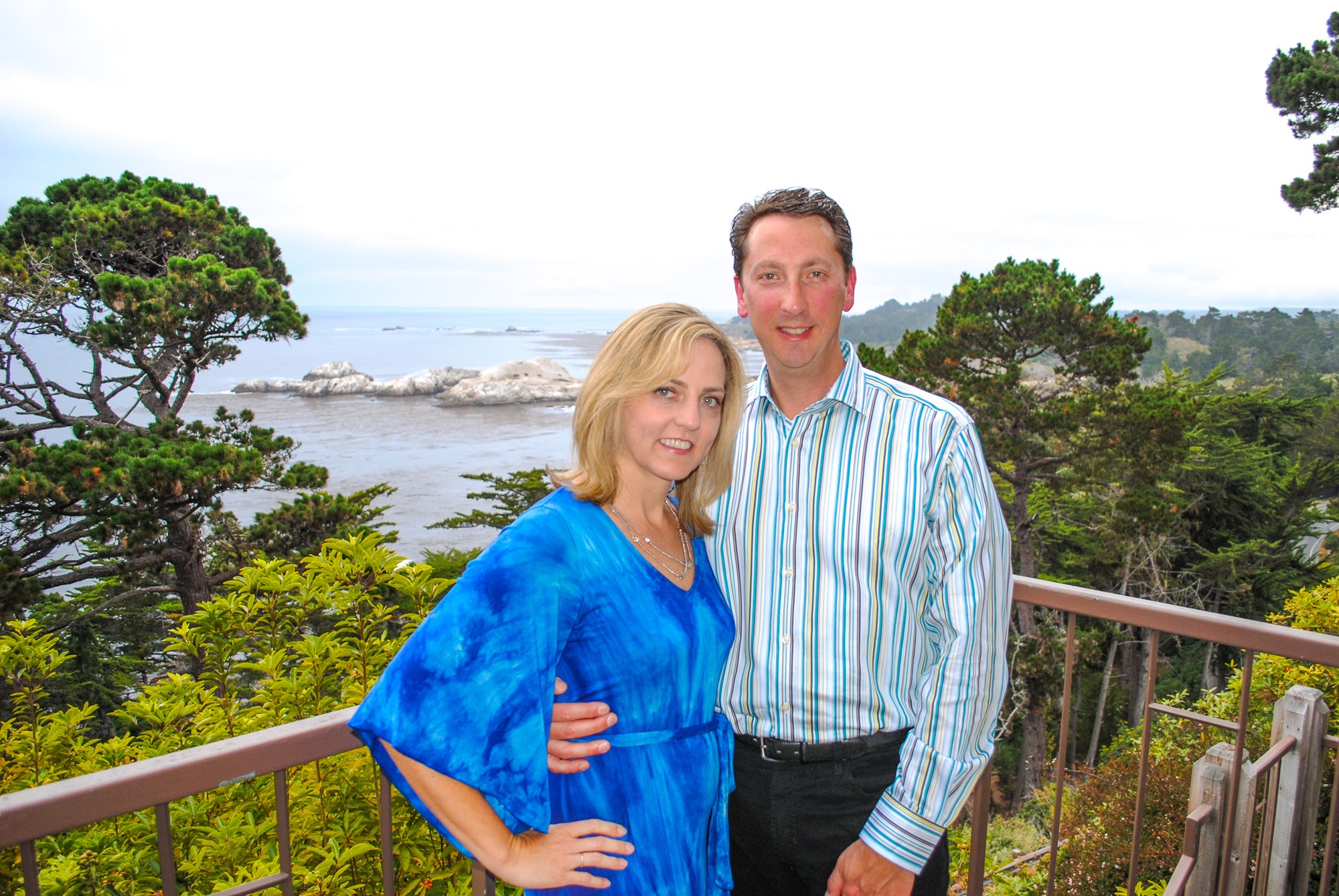 Couple at Point Lobos State Reserve near Monterey